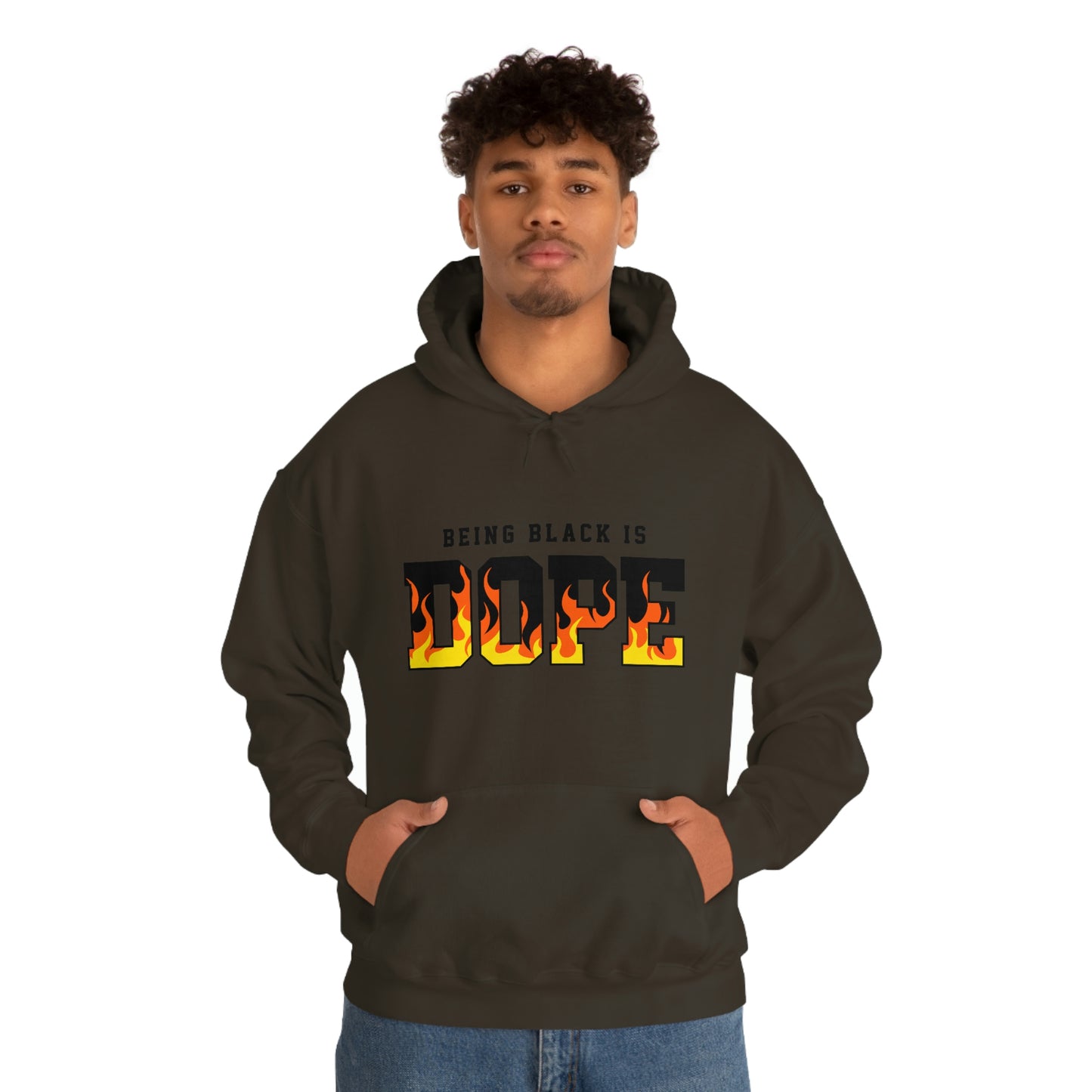 Being Black is Dope- Unisex Heavy Blend Hooded Sweatshirt