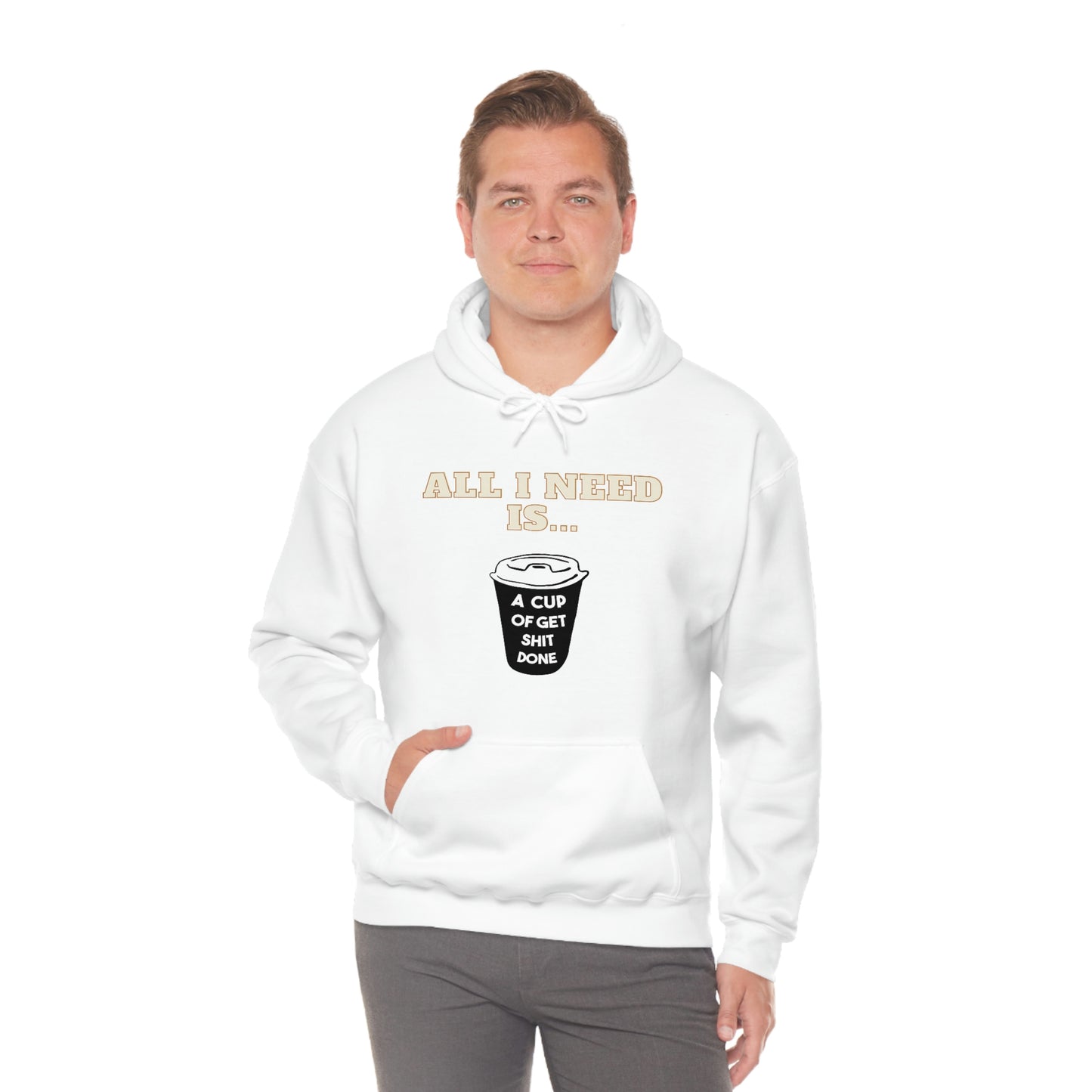 A Cup of get ... done - Unisex Heavy Blend Hooded Sweatshirt