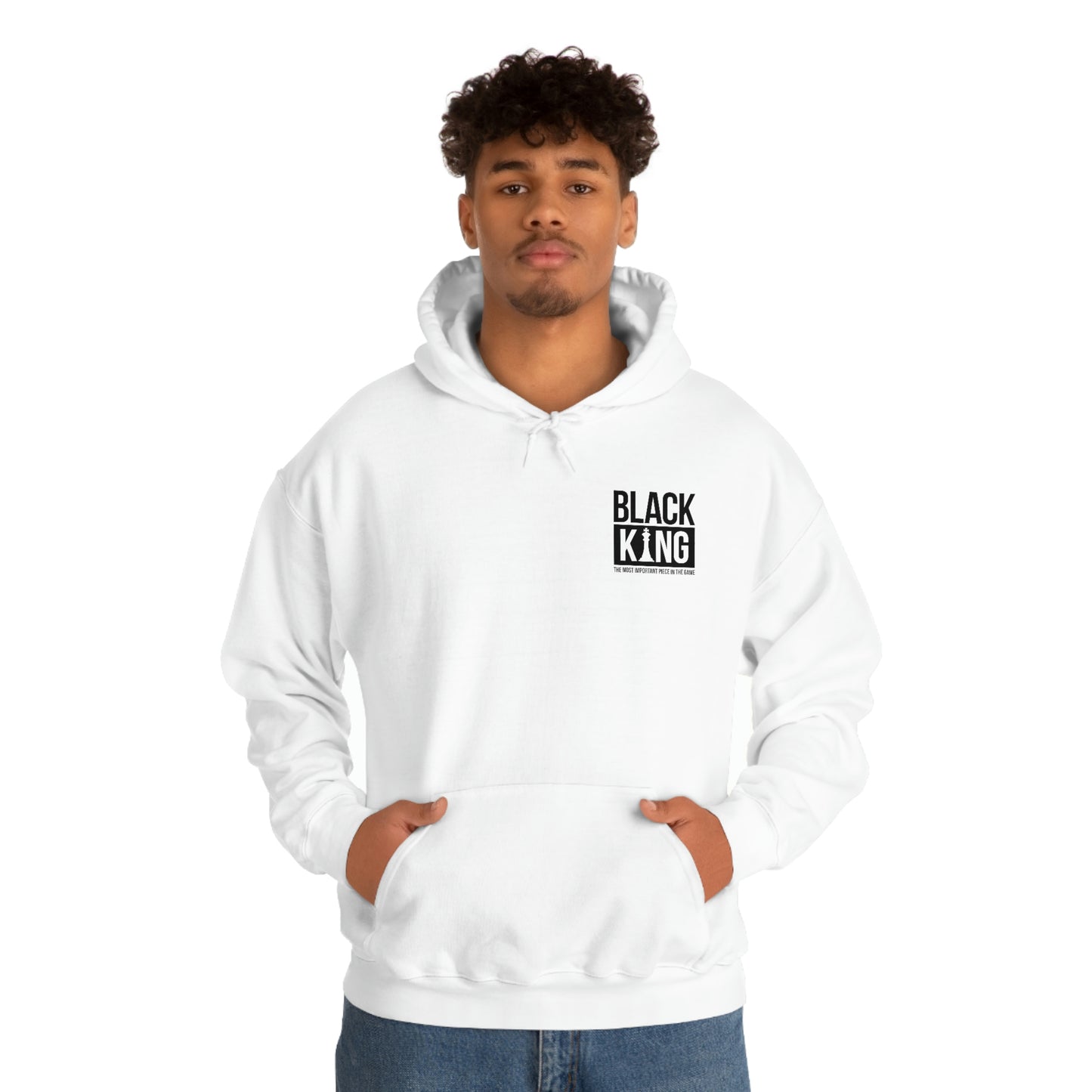 Black Kings -Chess- Heavy Blend Hooded Sweatshirt