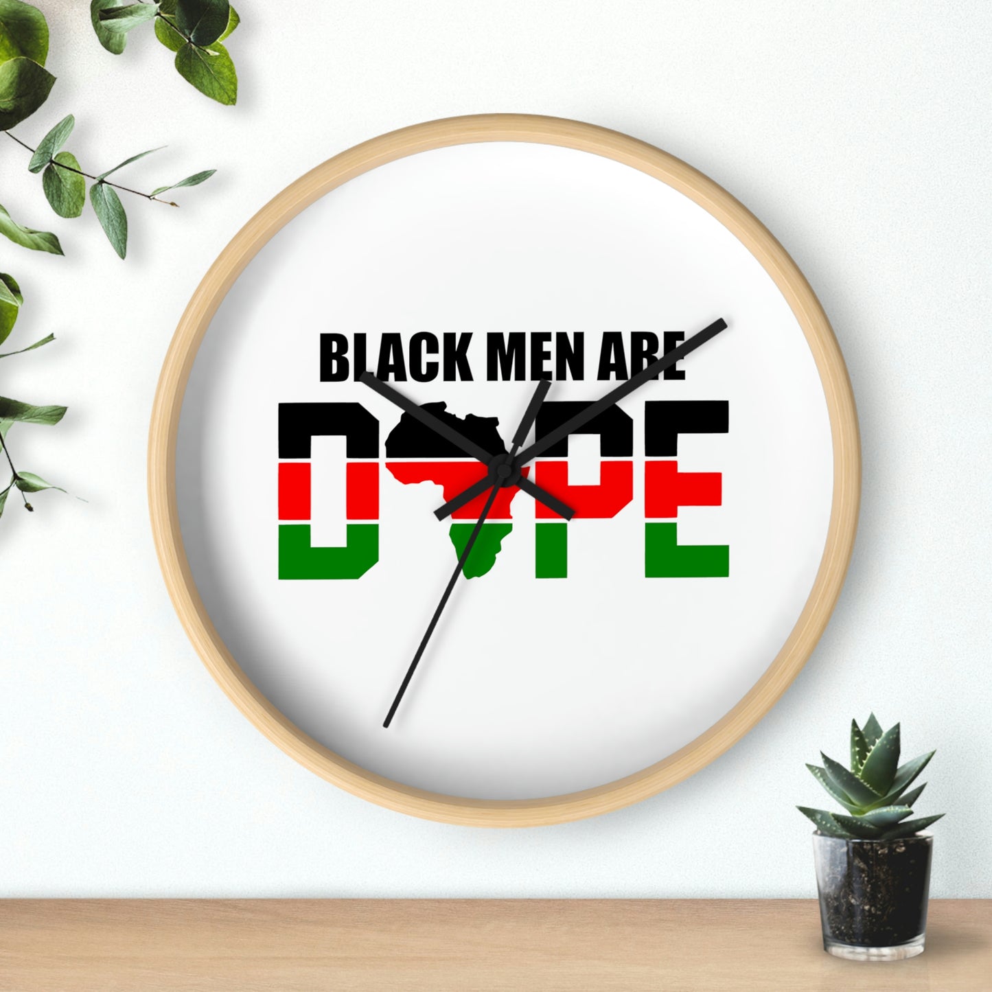 Black Men Are Dope- Wall clock