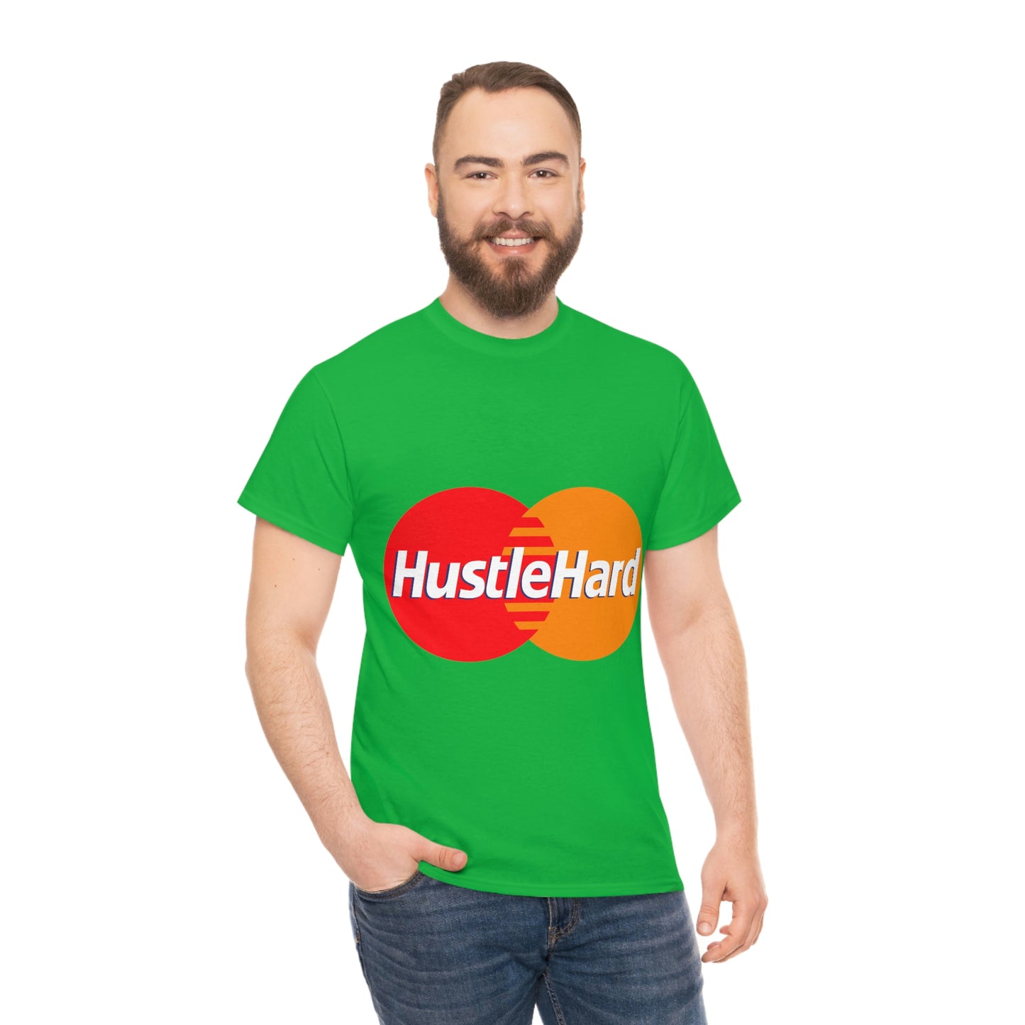 Hustle Hard -Unisex Heavy Cotton Tee