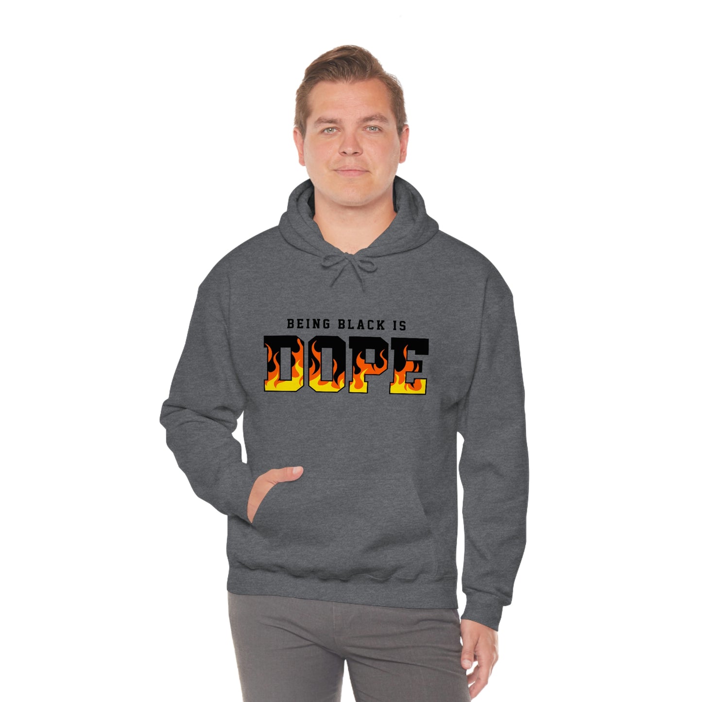 Being Black is Dope- Unisex Heavy Blend Hooded Sweatshirt