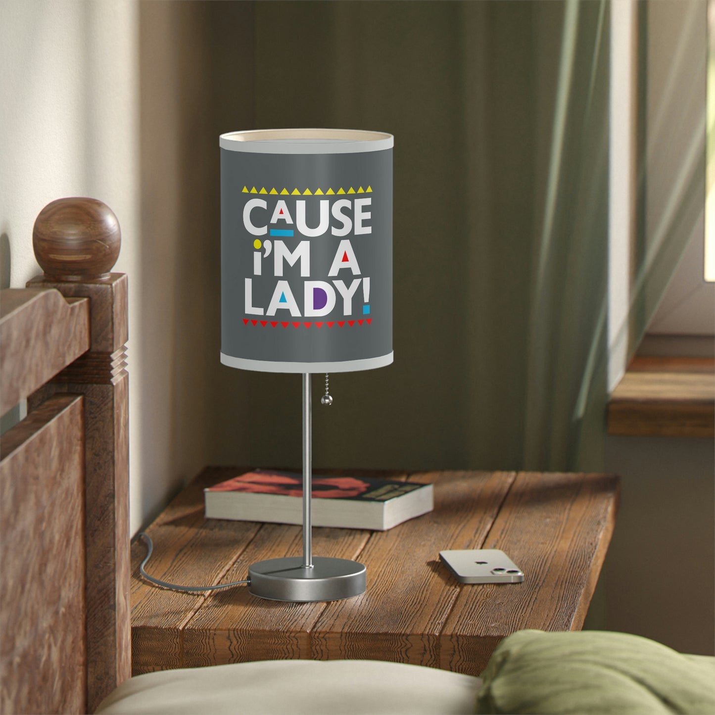 Cause I'm A Lady-Lamp on a Stand, US|CA plug