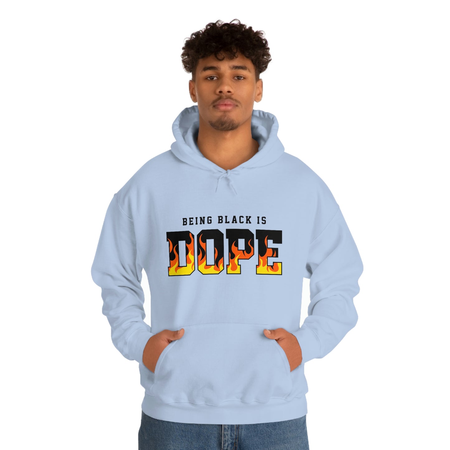 Being Black is Dope- Unisex Heavy Blend Hooded Sweatshirt