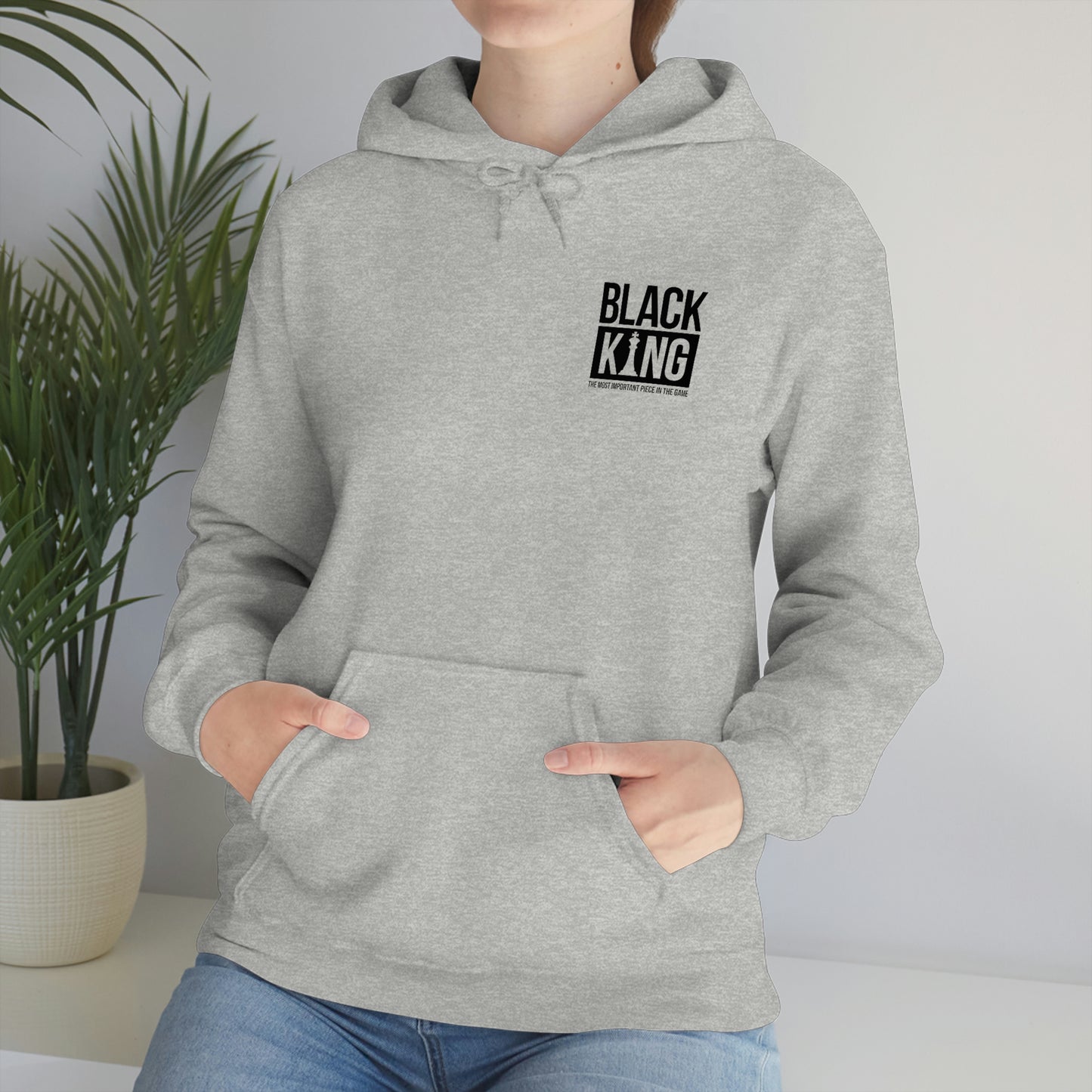 Black Kings -Chess- Heavy Blend Hooded Sweatshirt