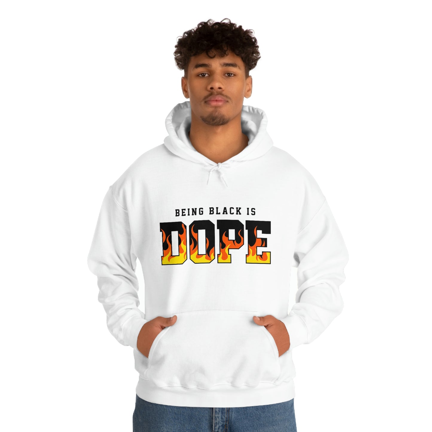 Being Black is Dope- Unisex Heavy Blend Hooded Sweatshirt