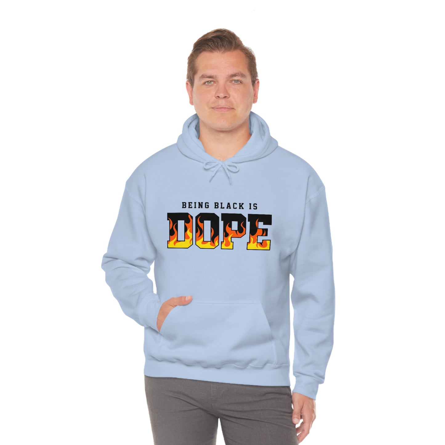 Being Black is Dope- Unisex Heavy Blend Hooded Sweatshirt