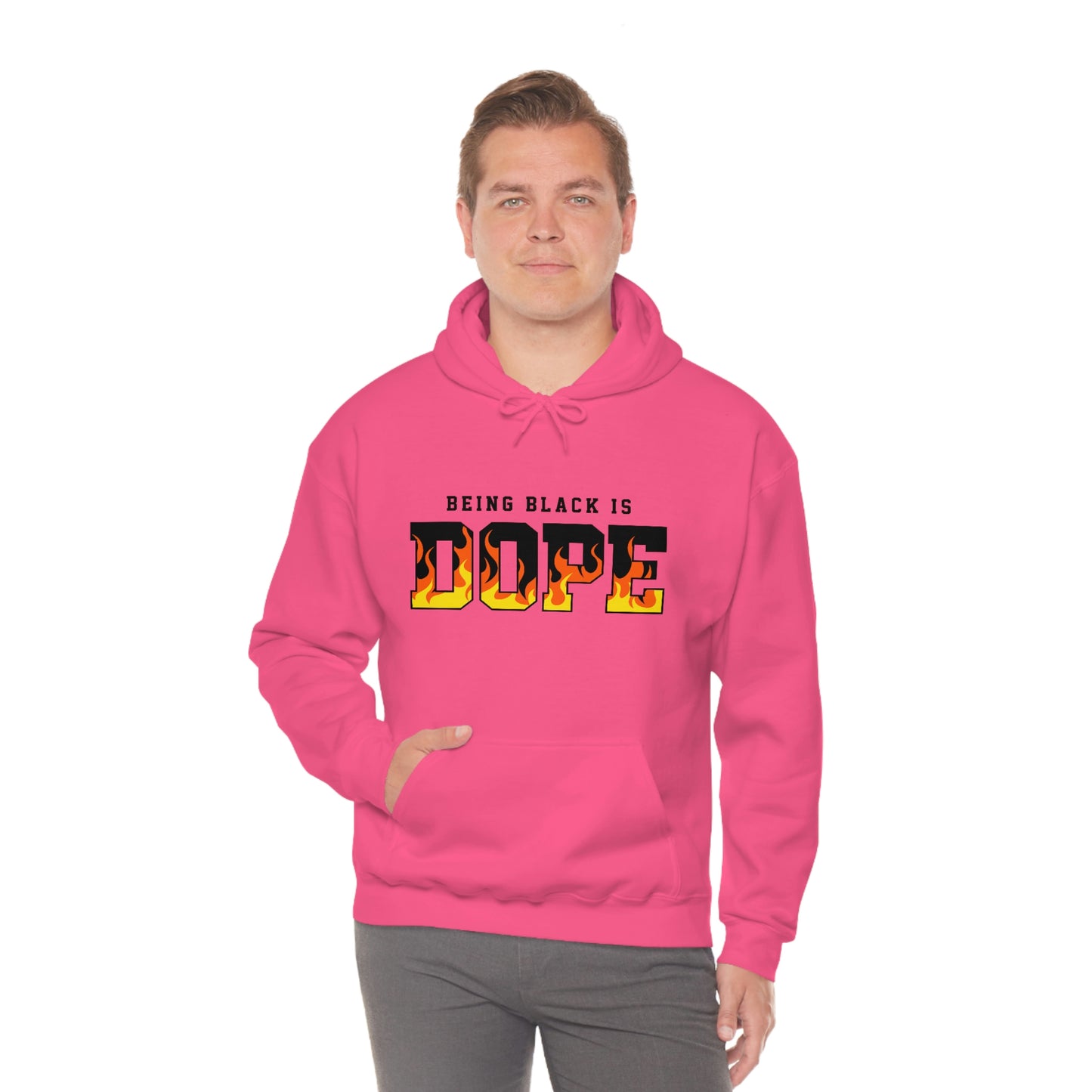 Being Black is Dope- Unisex Heavy Blend Hooded Sweatshirt