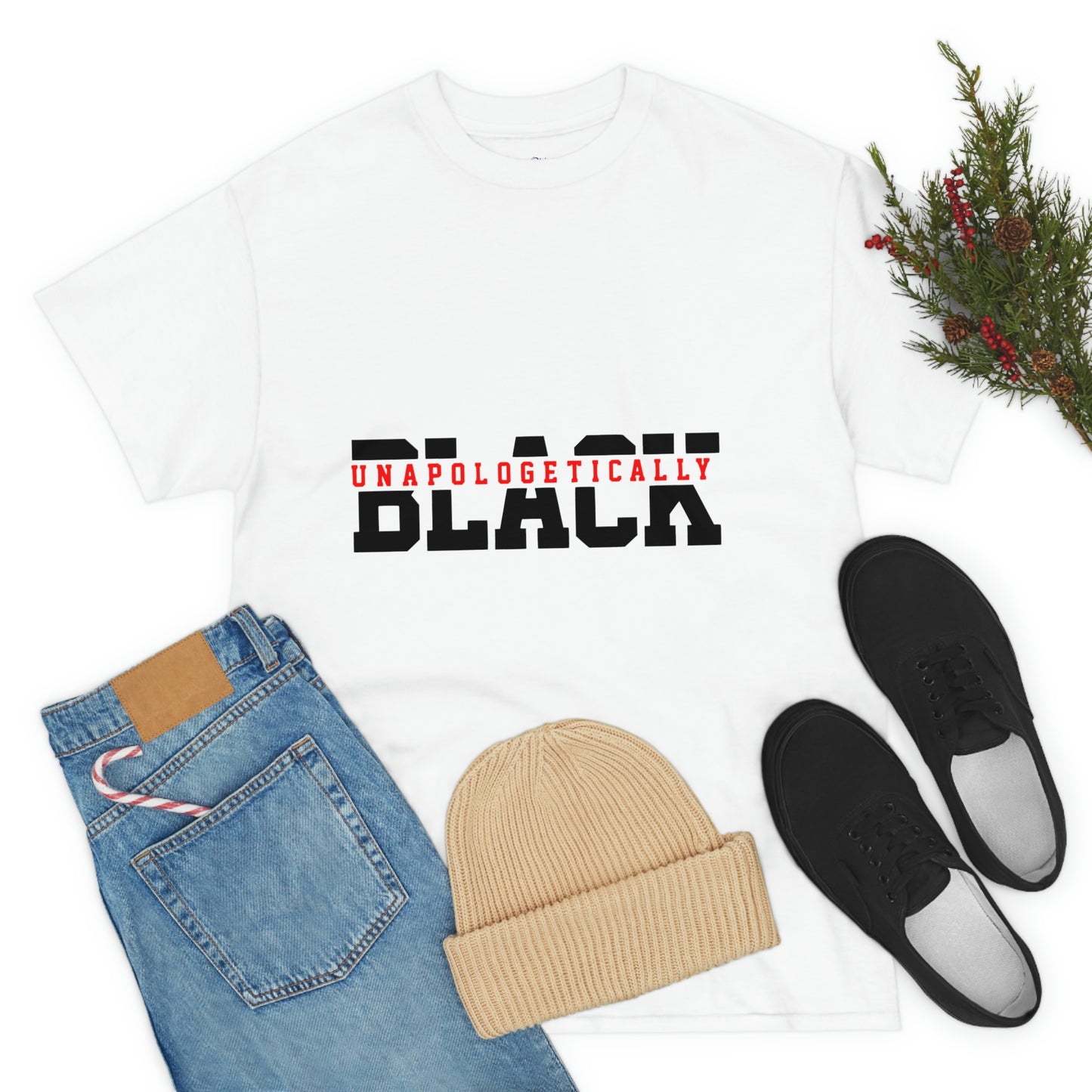 Unapologetically Black Unisex Heavy Cotton Tee