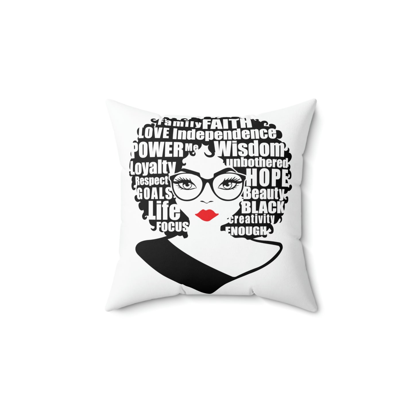 She is unique-Spun Polyester Square Pillow