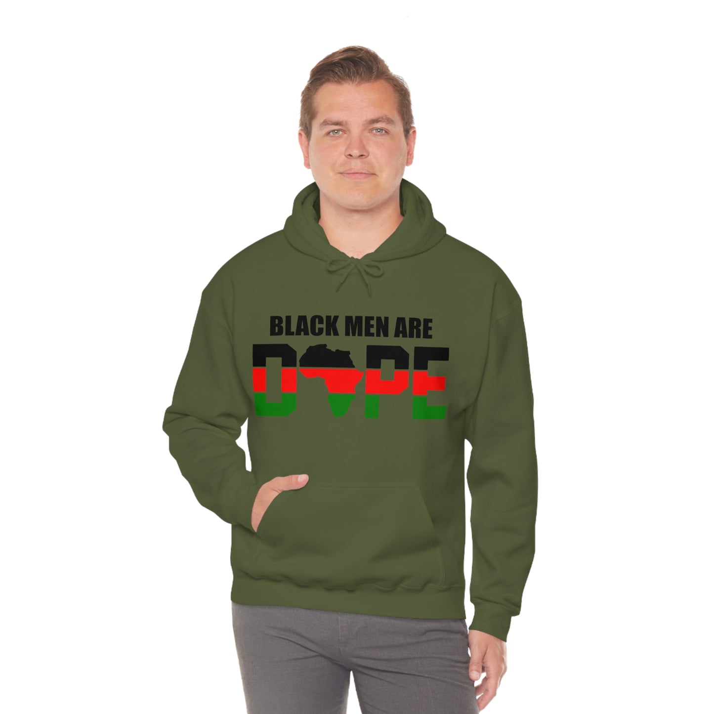 Black Men are Dope- Unisex Heavy Blend Hooded Sweatshirt