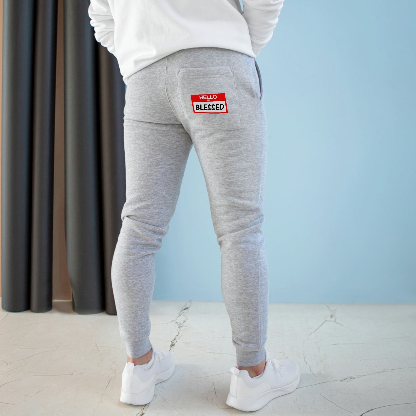 Hello I'm Blessed-Premium Fleece Joggers