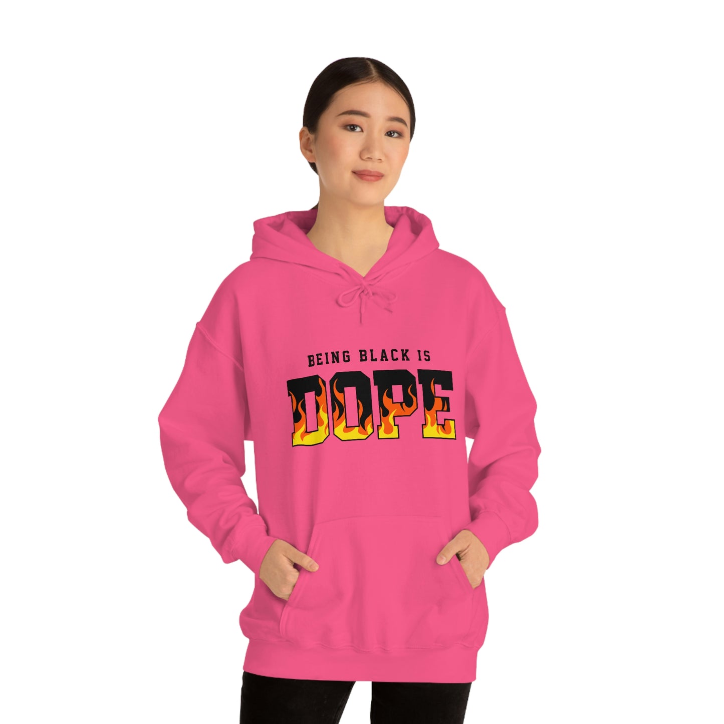 Being Black is Dope- Unisex Heavy Blend Hooded Sweatshirt