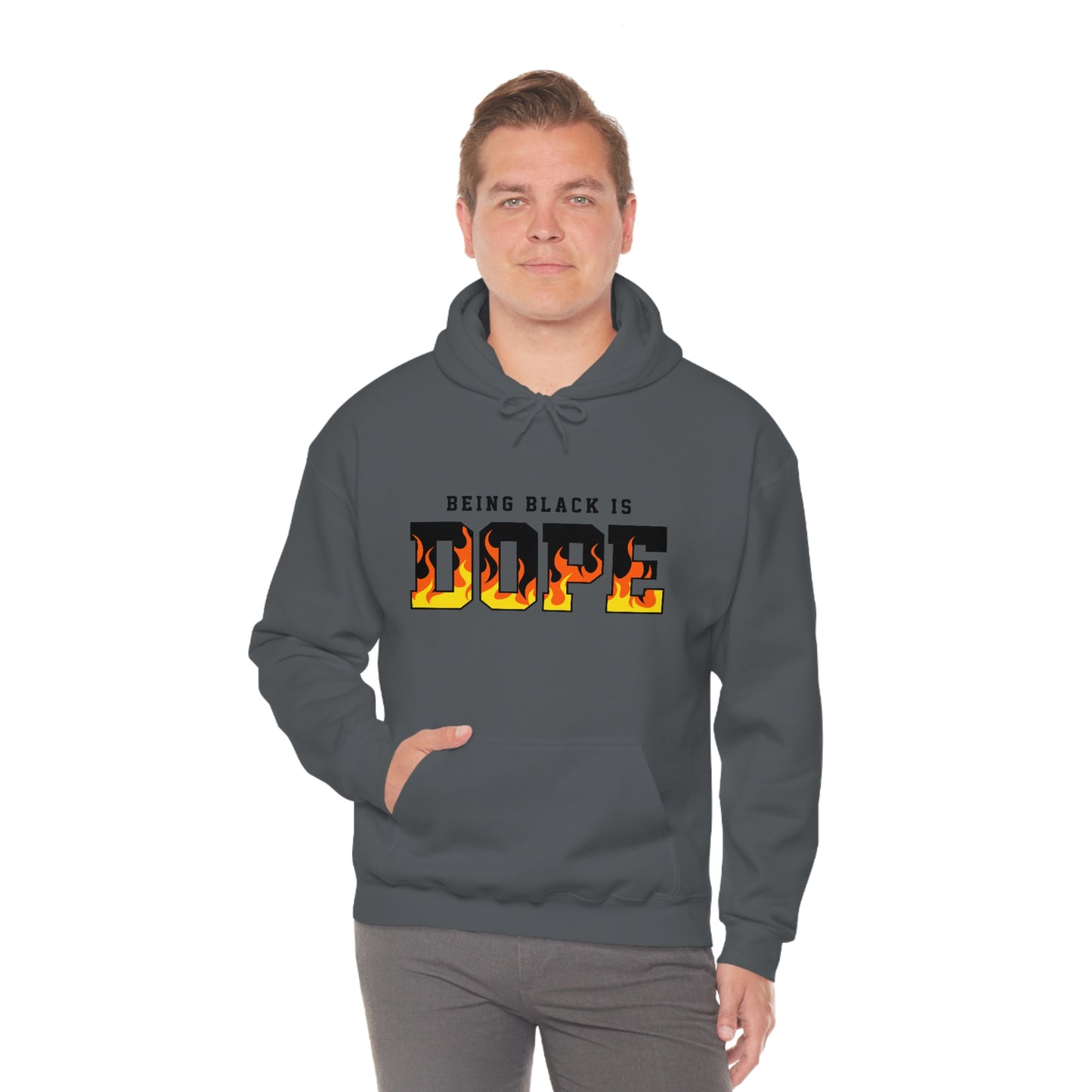 Being Black is Dope- Unisex Heavy Blend Hooded Sweatshirt