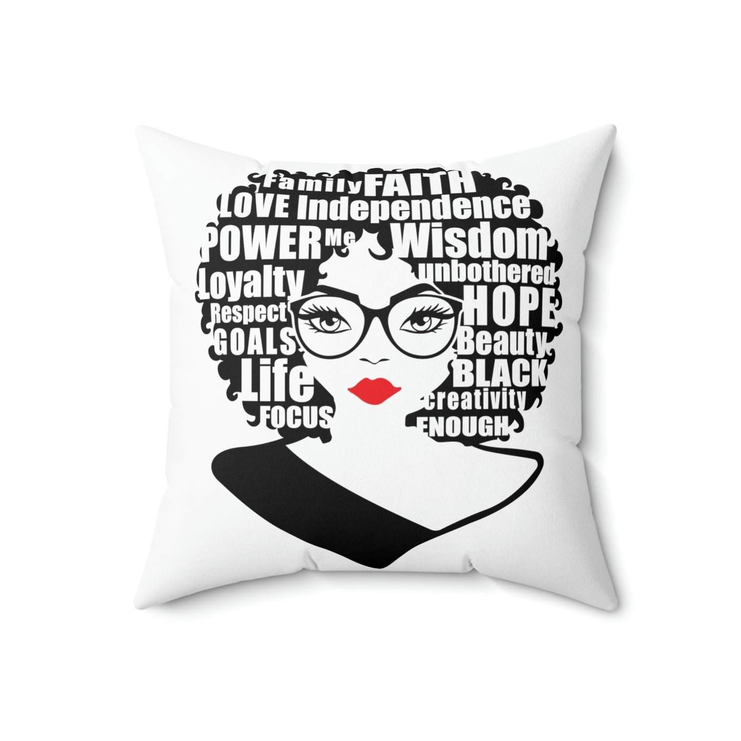 She is unique-Spun Polyester Square Pillow