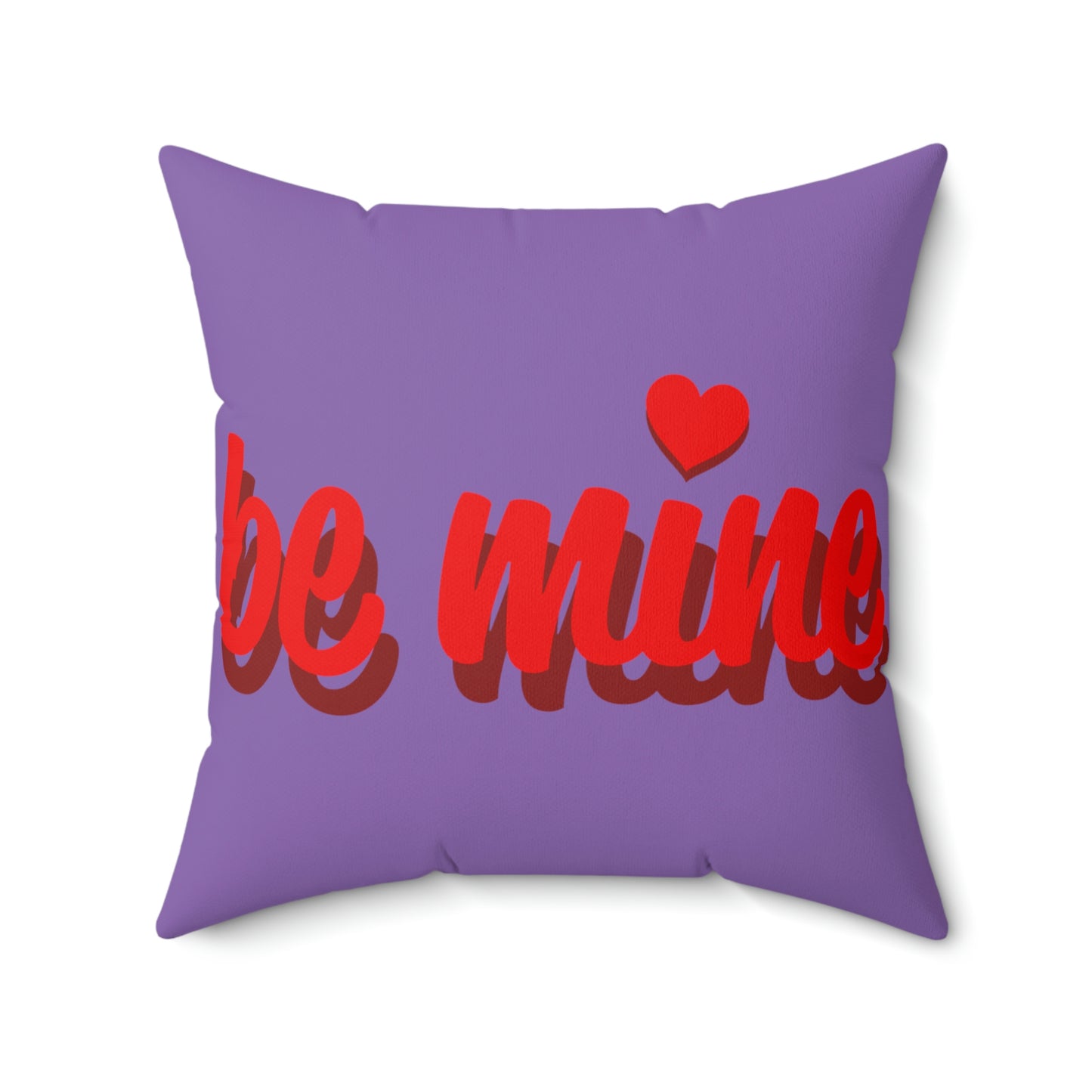 Be Mine Cat-Spun Polyester Square Pillow