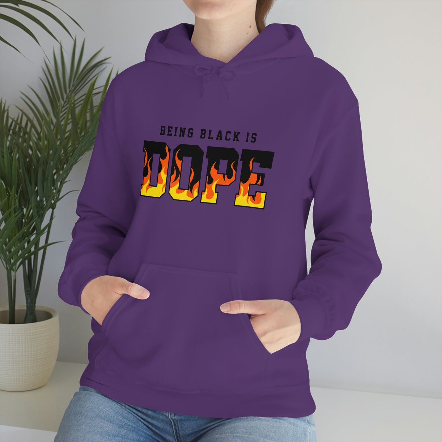 Being Black is Dope- Unisex Heavy Blend Hooded Sweatshirt