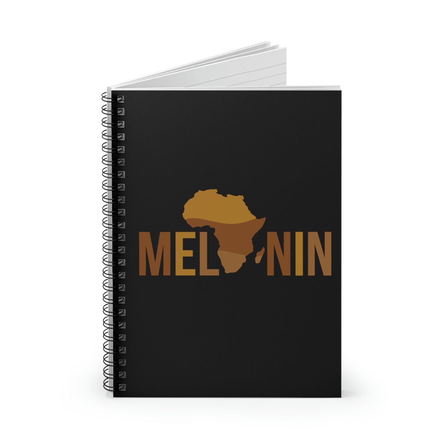 Melanin- Spiral Notebook - Ruled Line