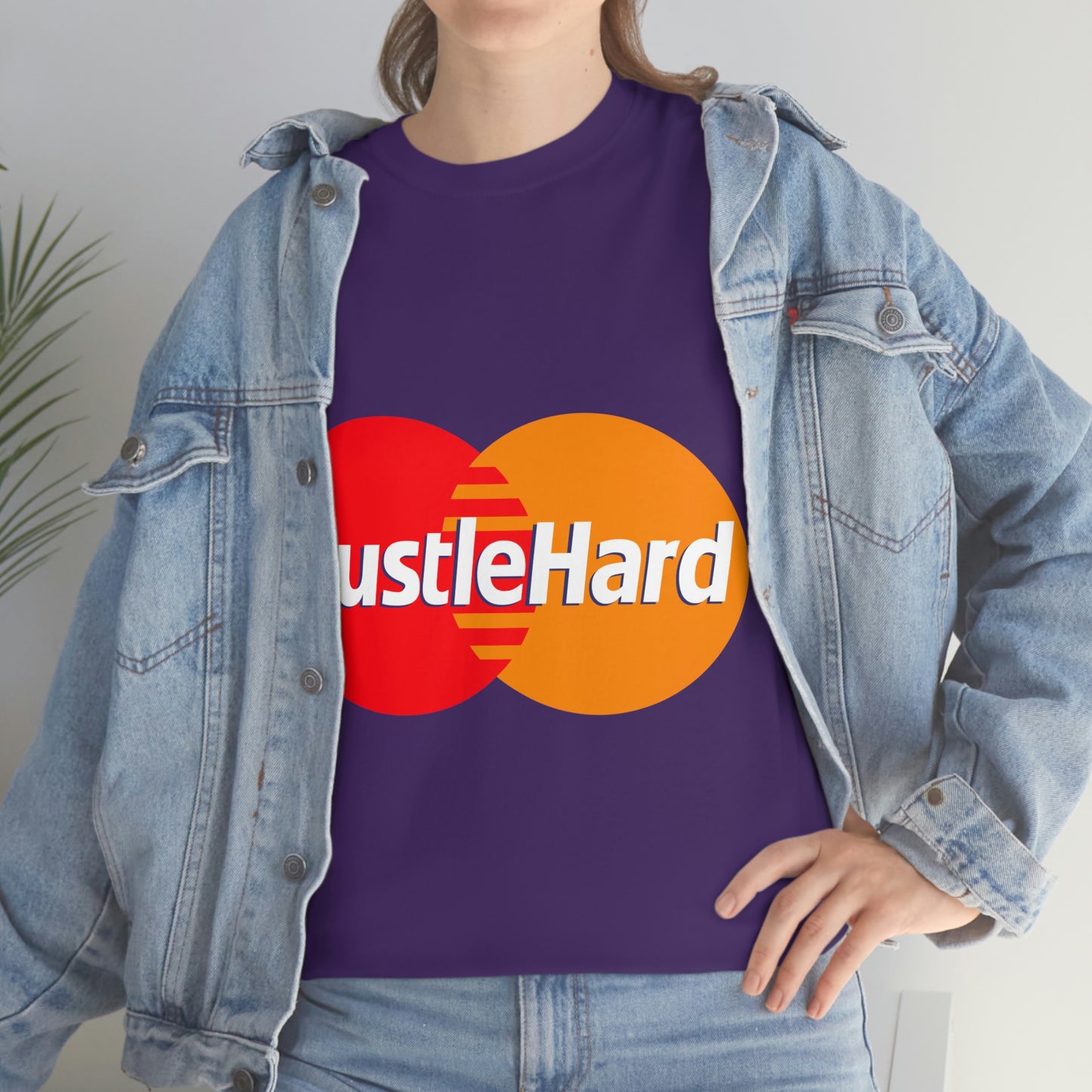 Hustle Hard -Unisex Heavy Cotton Tee