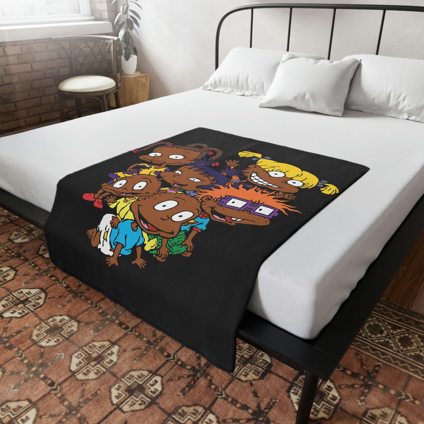 Afro Ruggrats- Plush Fleece Blanket