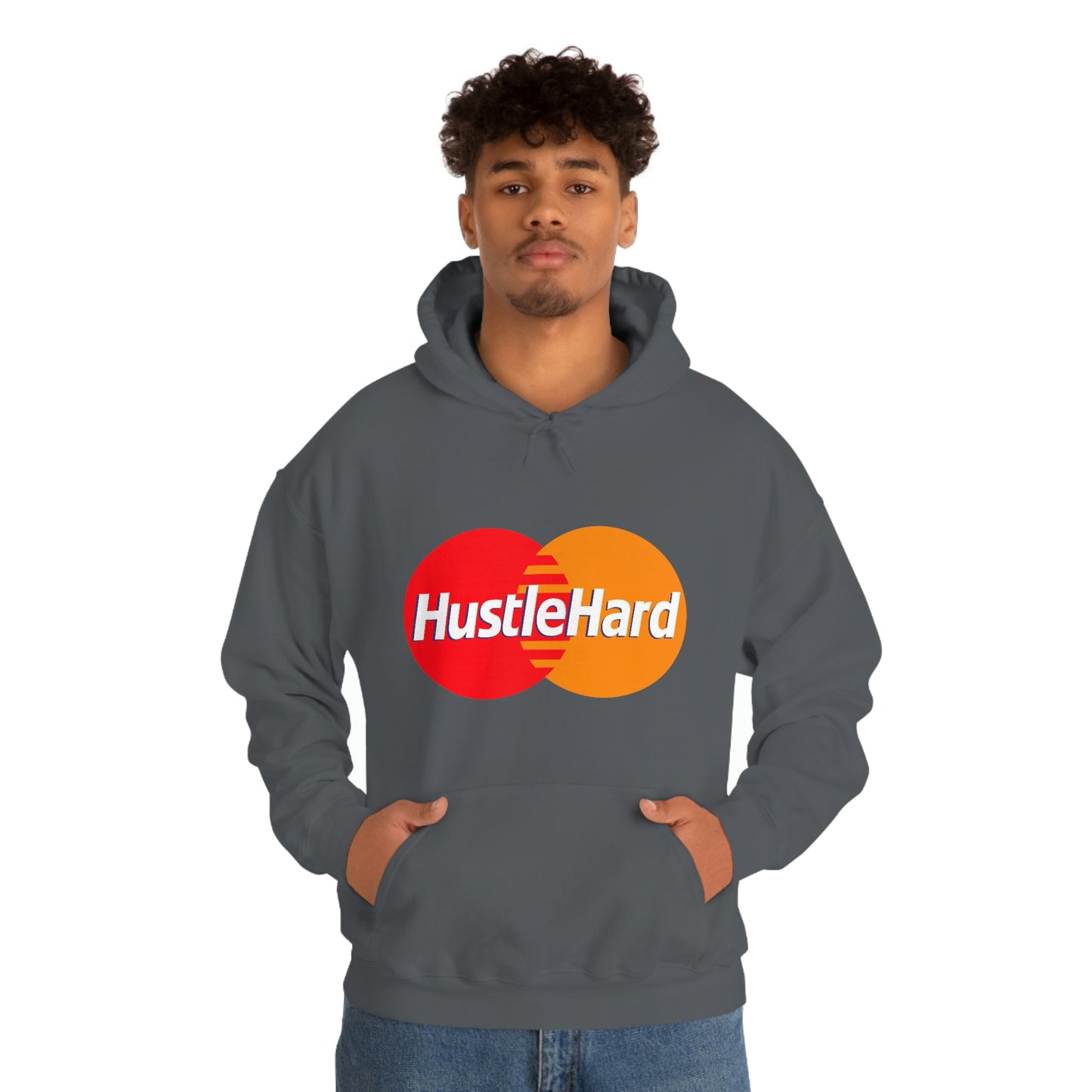 Hustle Hard- Unisex Heavy Blend Hooded Sweatshirt