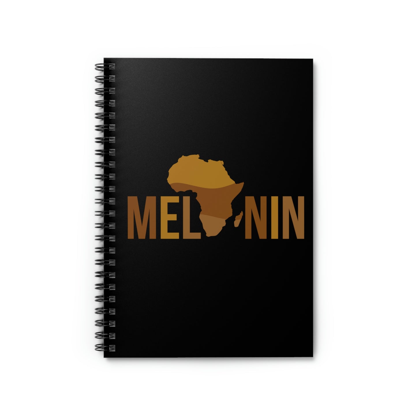 Melanin- Spiral Notebook - Ruled Line