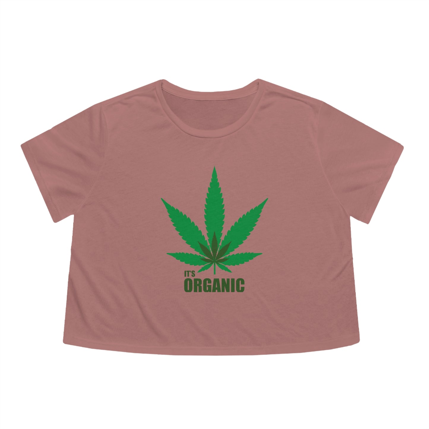 It's Organic -Ladies Flowy Cropped Tee