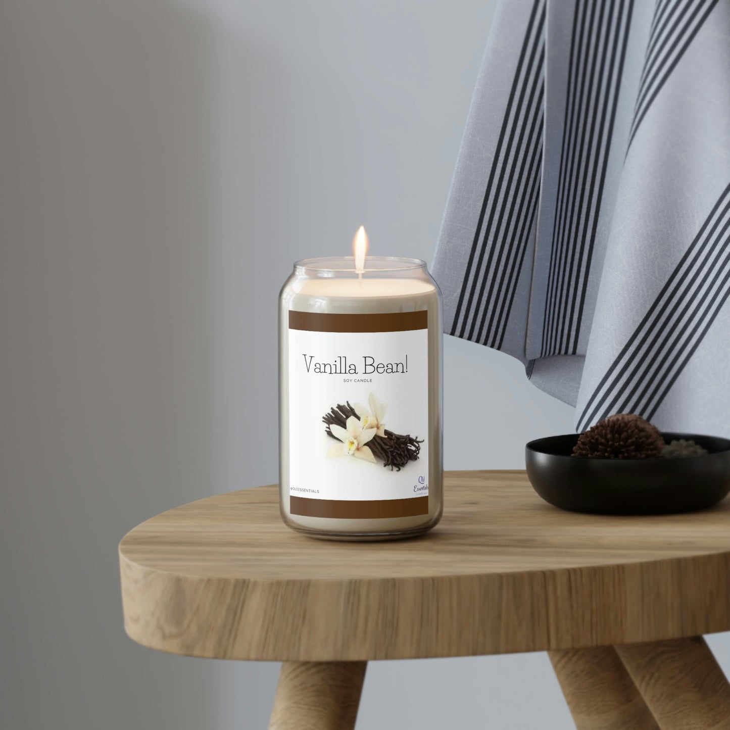 Vanilla Bean Scented Candle, 13.75oz