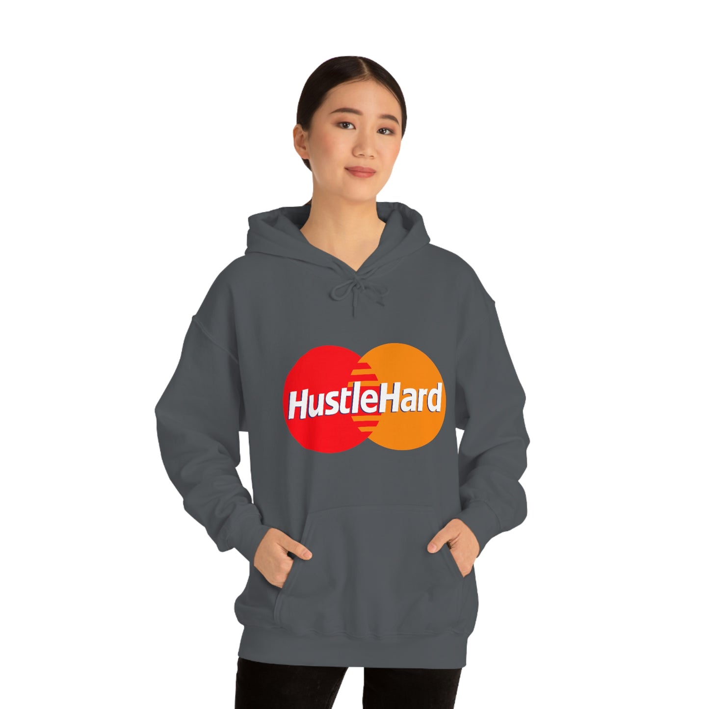 Hustle Hard- Unisex Heavy Blend Hooded Sweatshirt