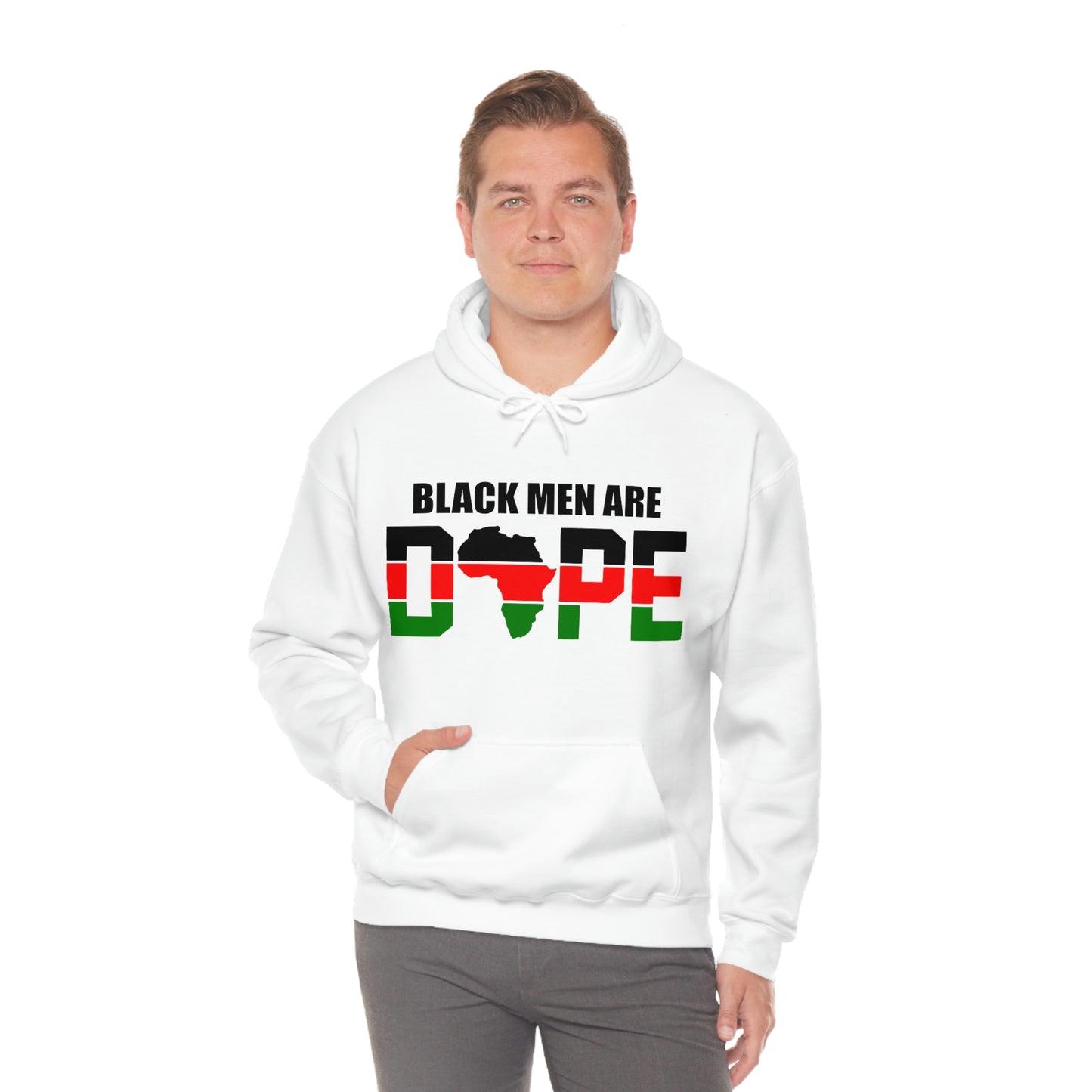 Black Men are Dope- Unisex Heavy Blend Hooded Sweatshirt