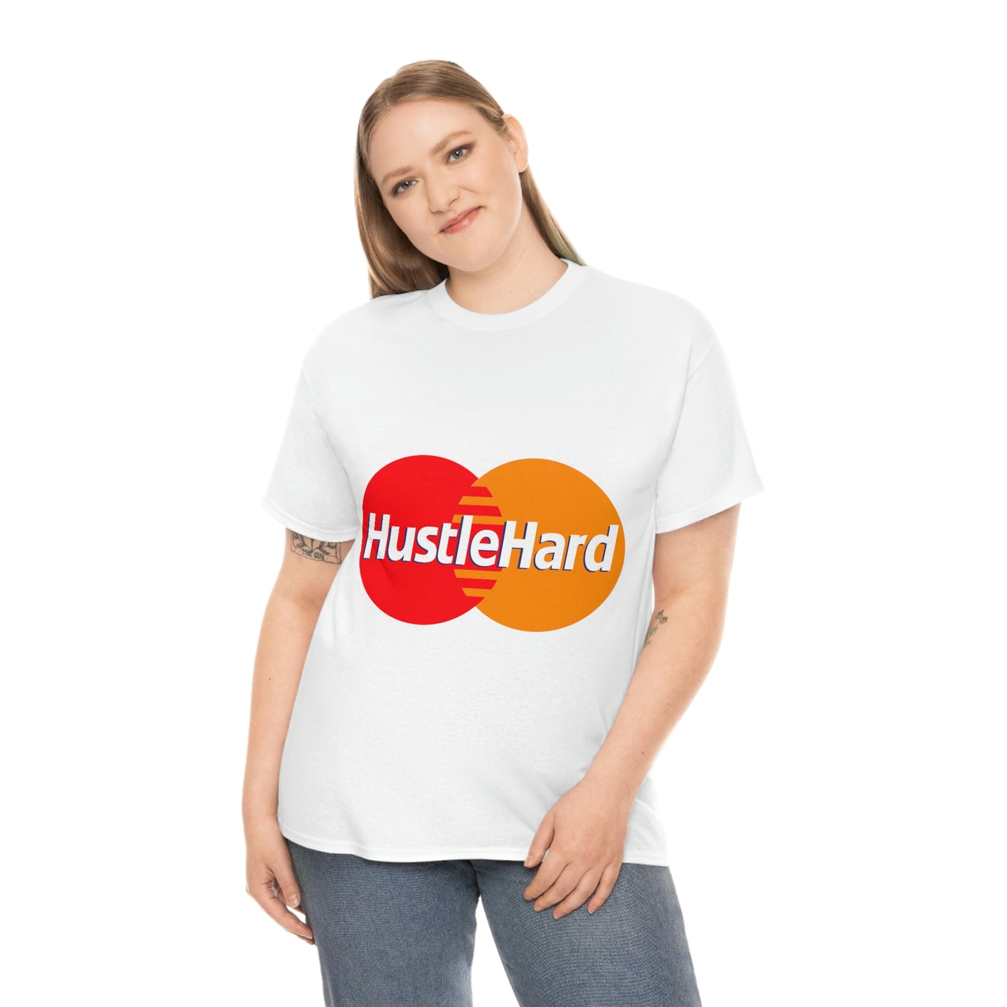 Hustle Hard -Unisex Heavy Cotton Tee