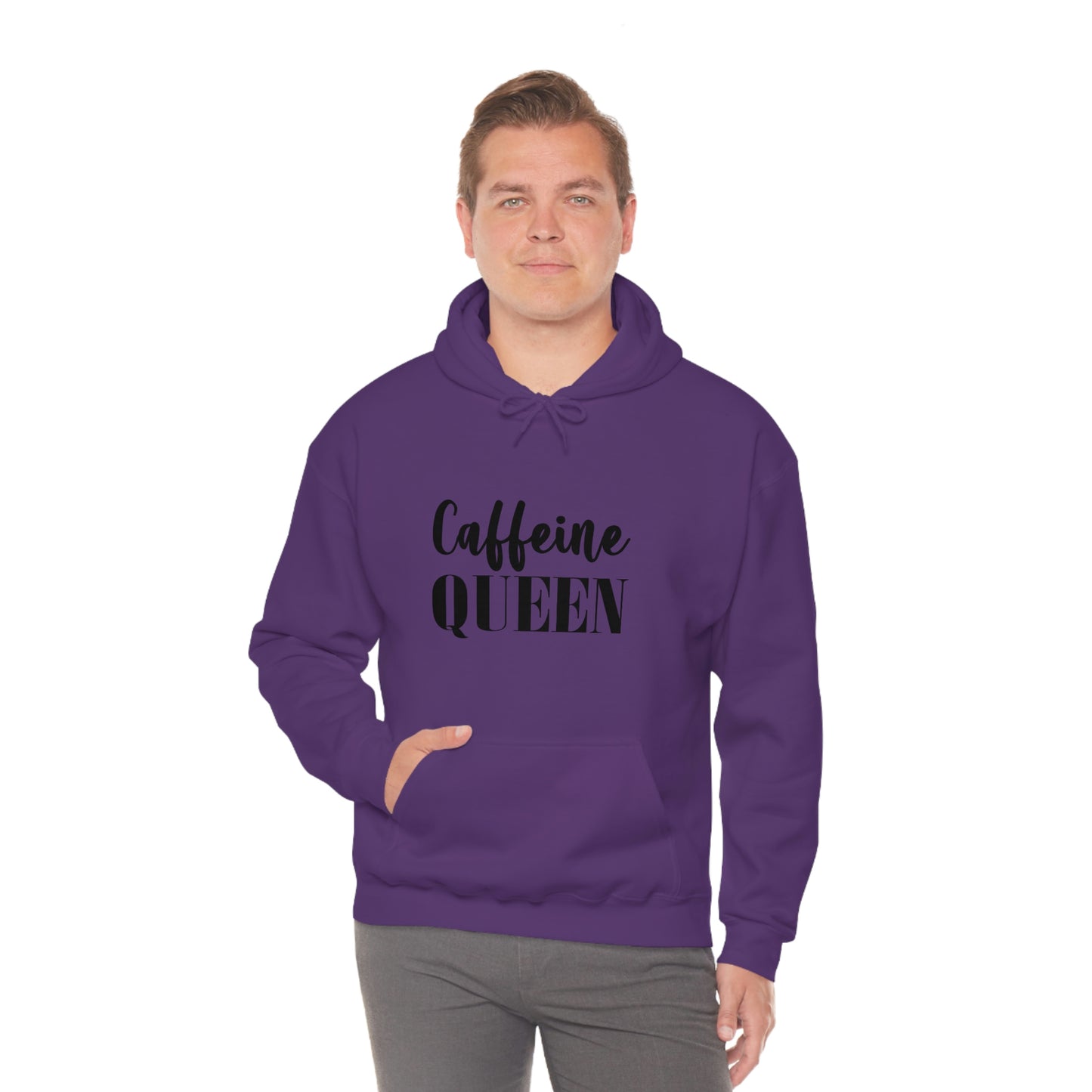 Caffeine Queen Unisex Heavy Blend Hooded Sweatshirt