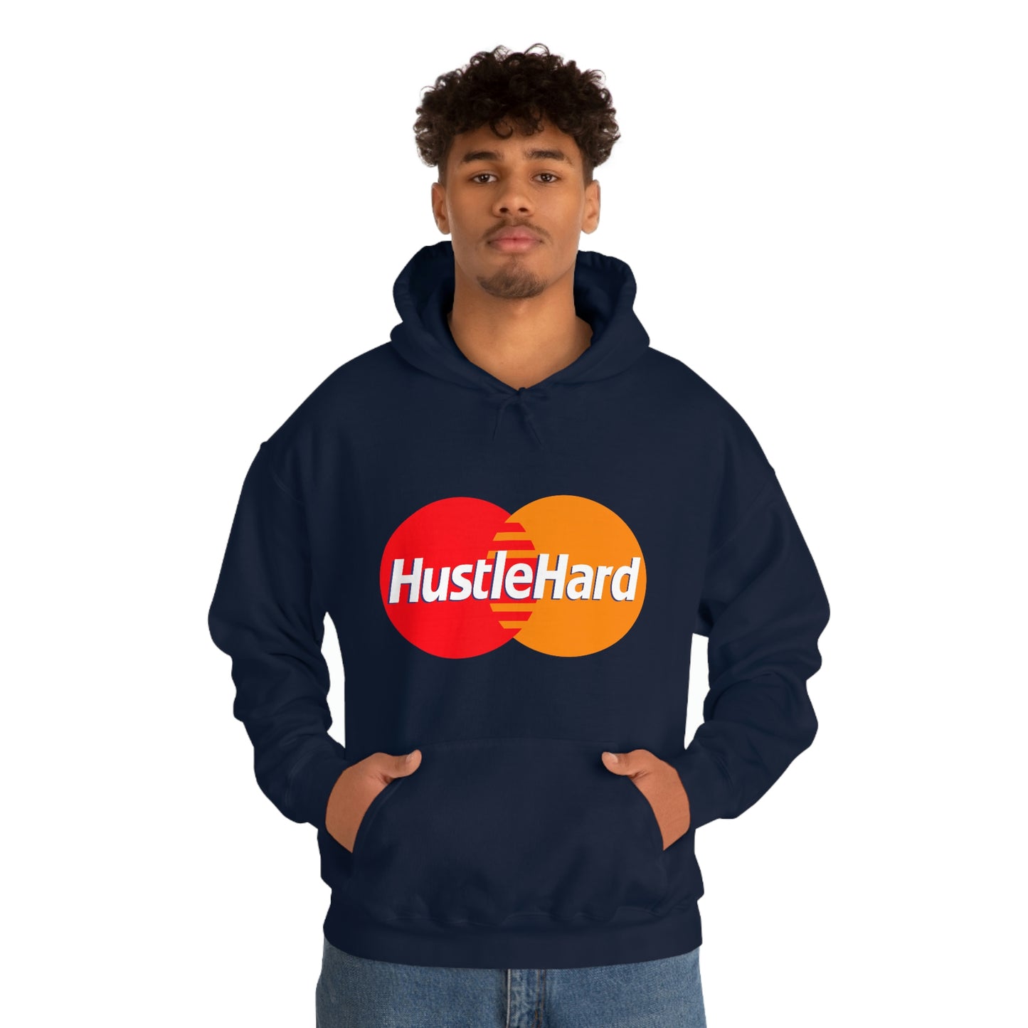 Hustle Hard- Unisex Heavy Blend Hooded Sweatshirt