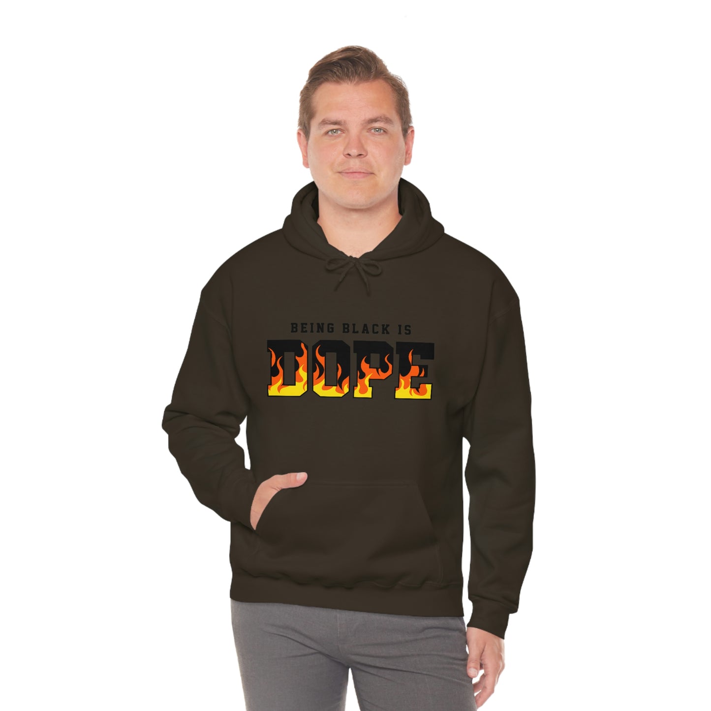 Being Black is Dope- Unisex Heavy Blend Hooded Sweatshirt