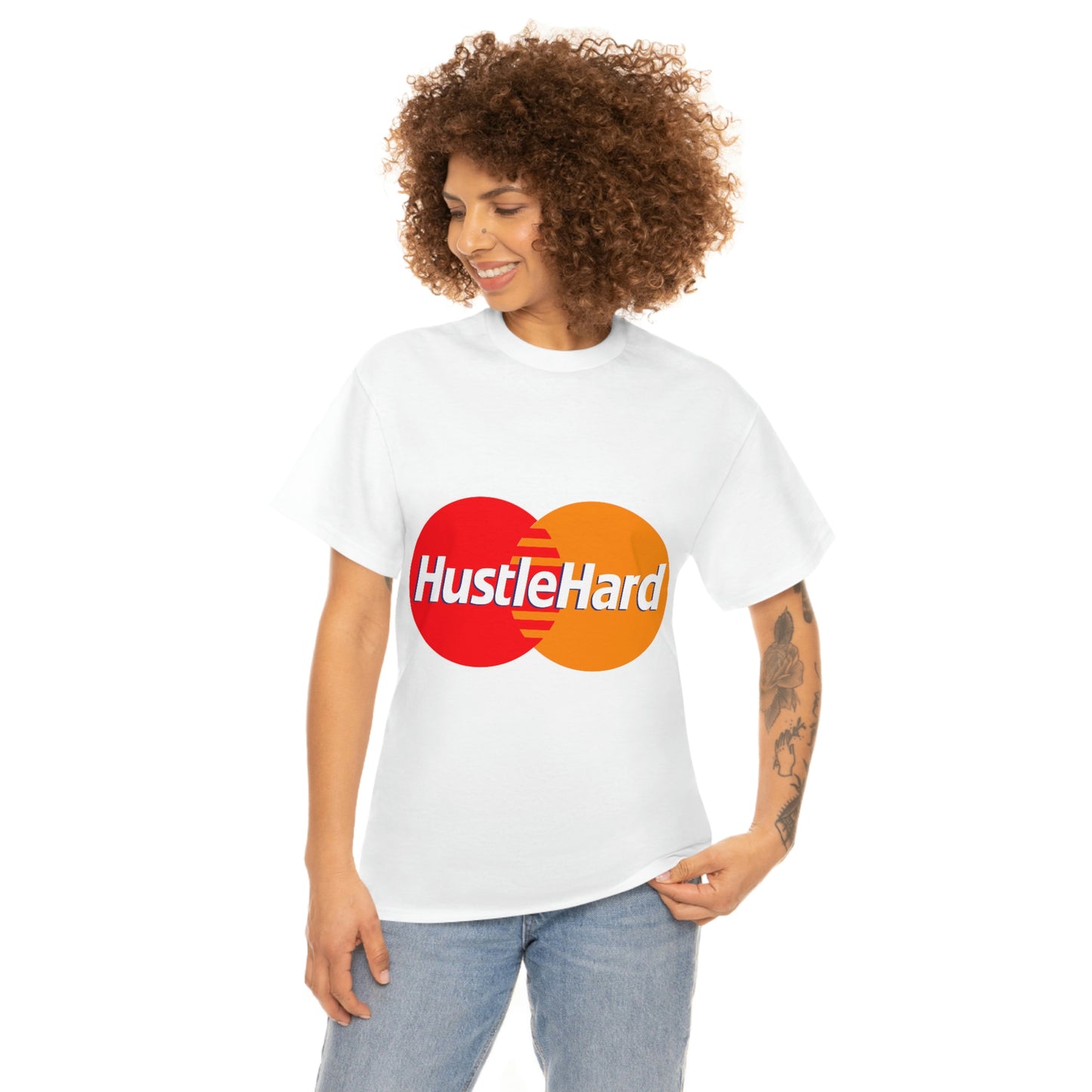 Hustle Hard -Unisex Heavy Cotton Tee