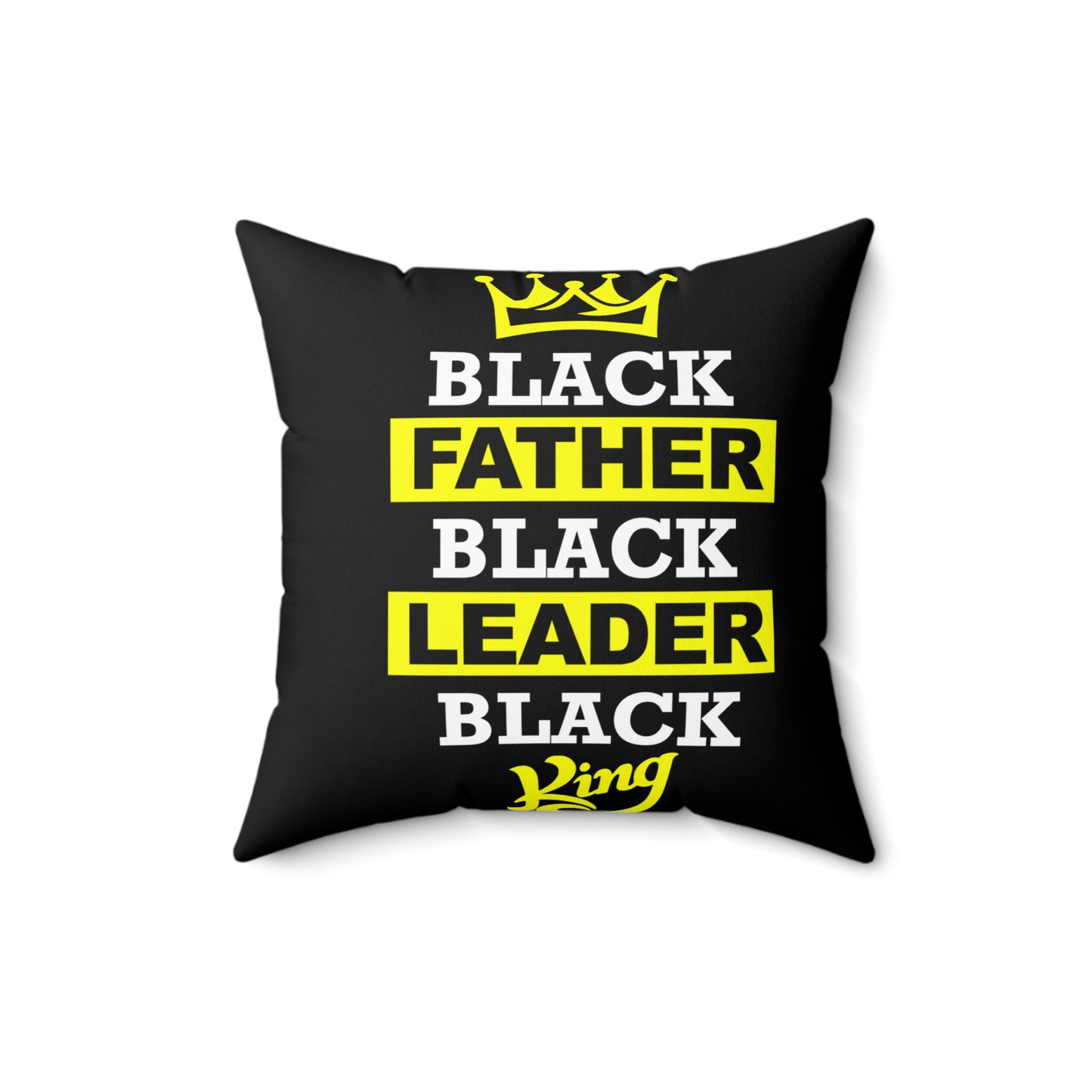 Father Leader King-Spun Polyester Square Pillow