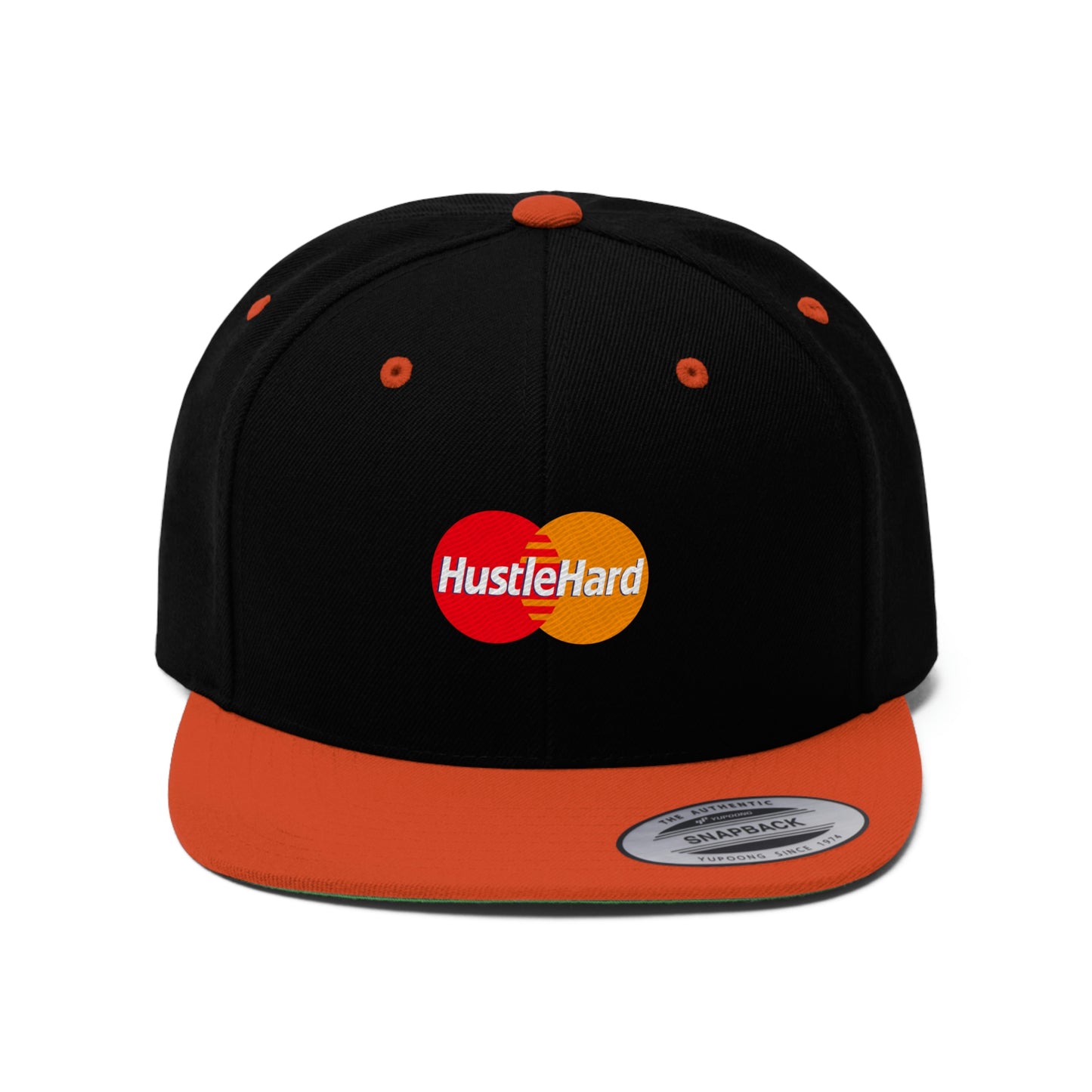 Hustle Hard - HUnisex Flat Bill Hat