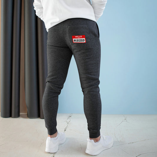 Hello I'm Blessed-Premium Fleece Joggers