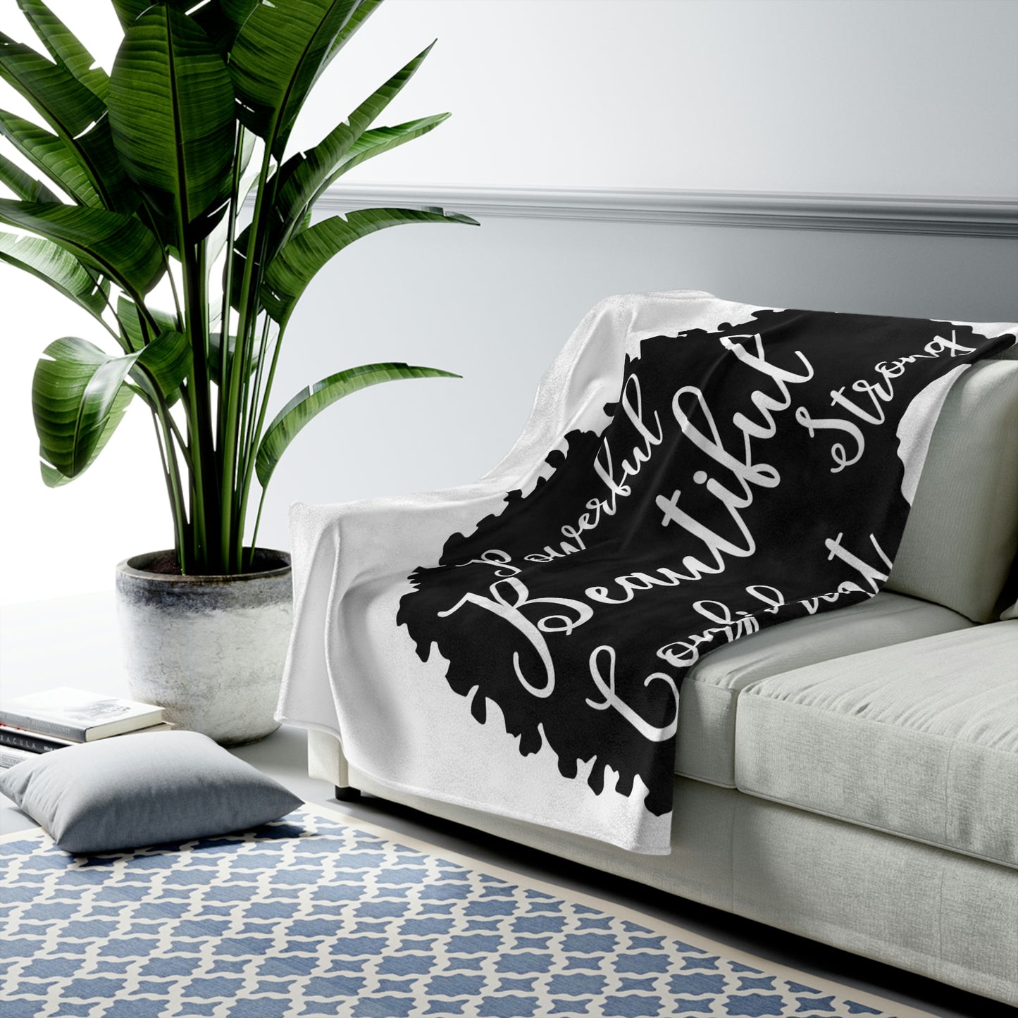 Black Beauty-Velveteen Plush Blanket