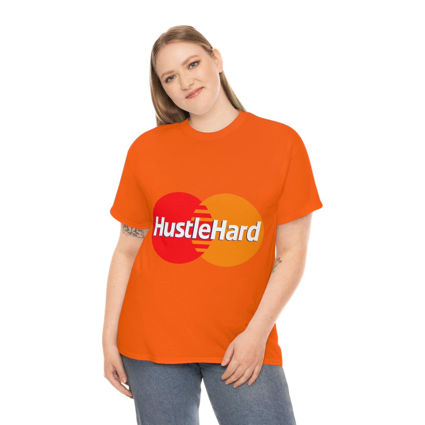 Hustle Hard -Unisex Heavy Cotton Tee