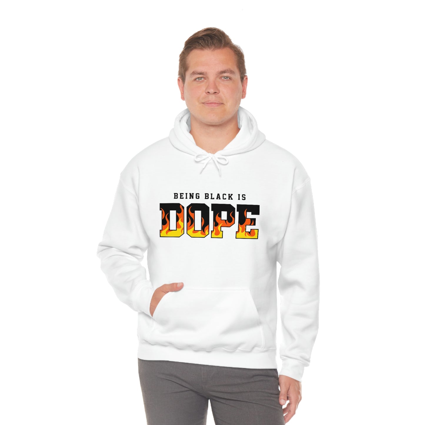 Being Black is Dope- Unisex Heavy Blend Hooded Sweatshirt