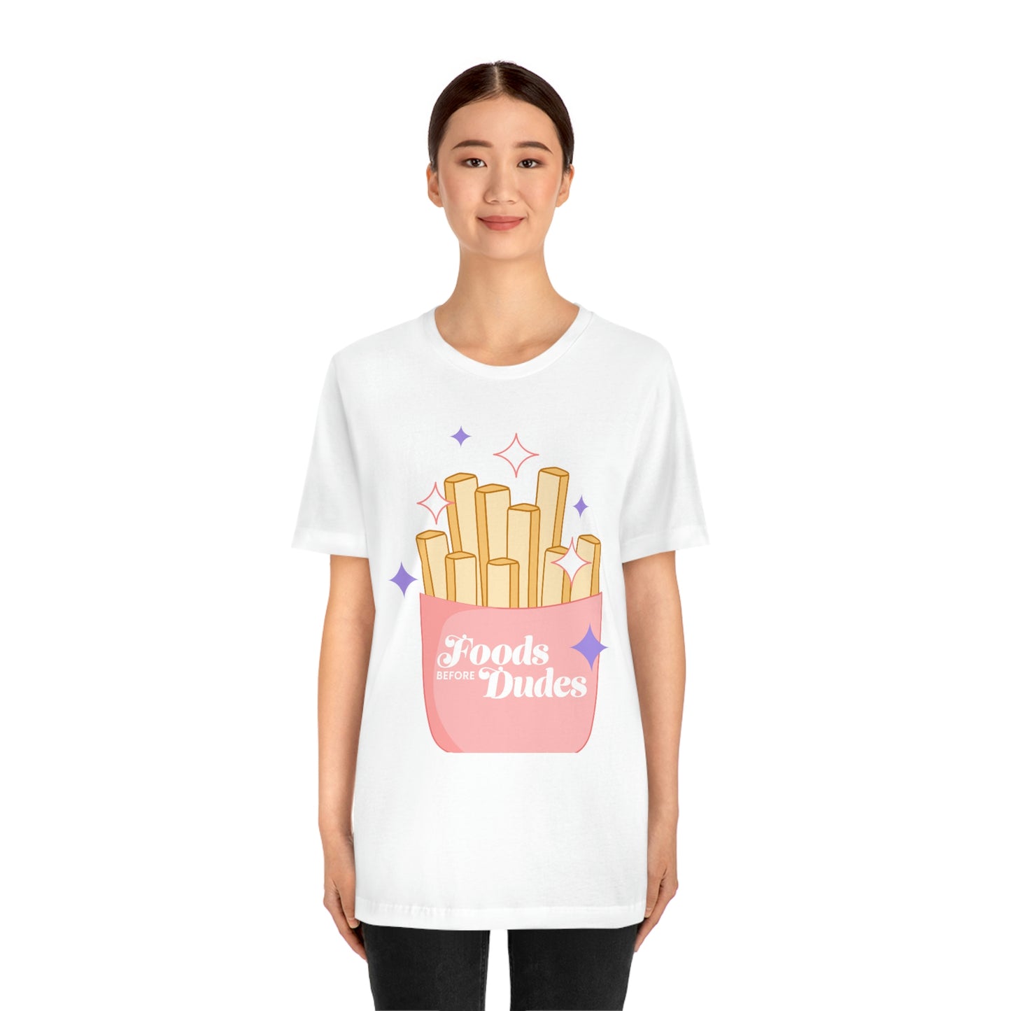 Fries Before Guys - Unisex Jersey Short Sleeve Tee