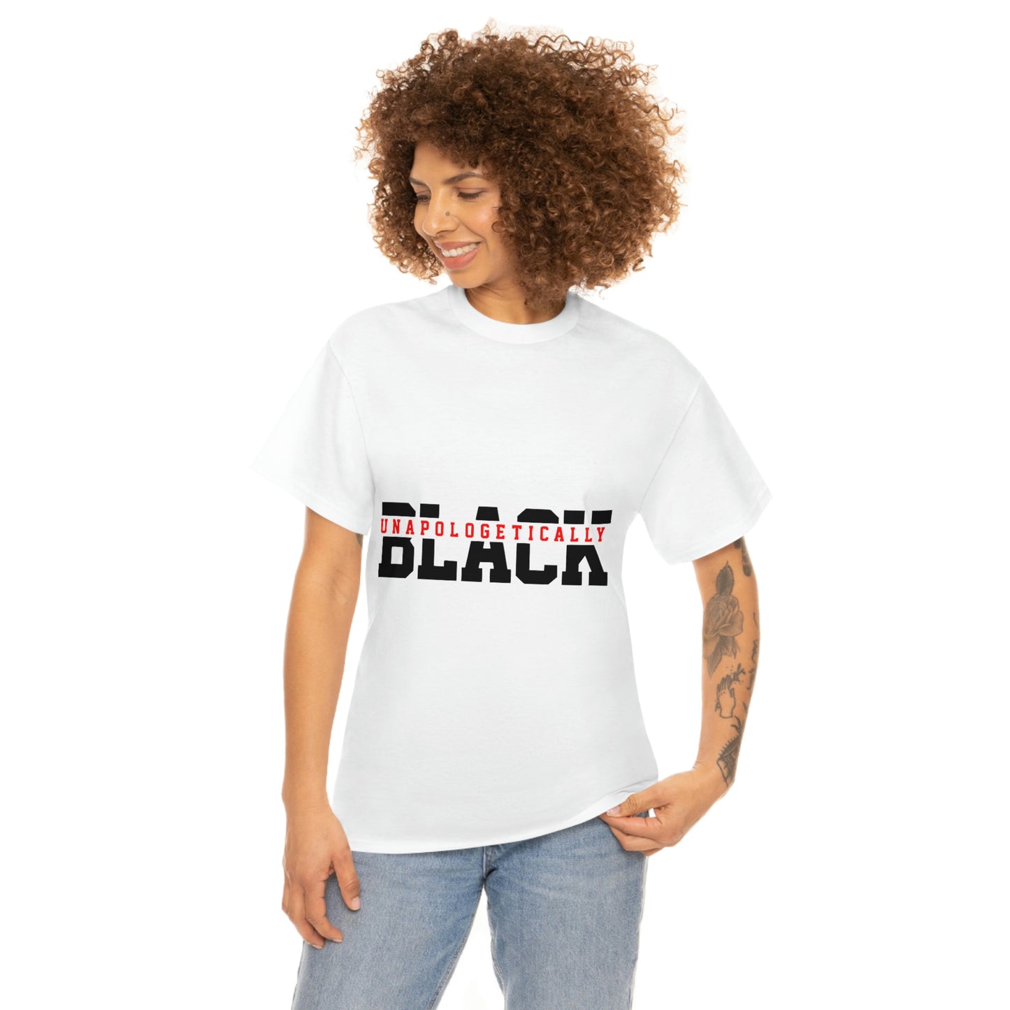 Unapologetically Black Unisex Heavy Cotton Tee