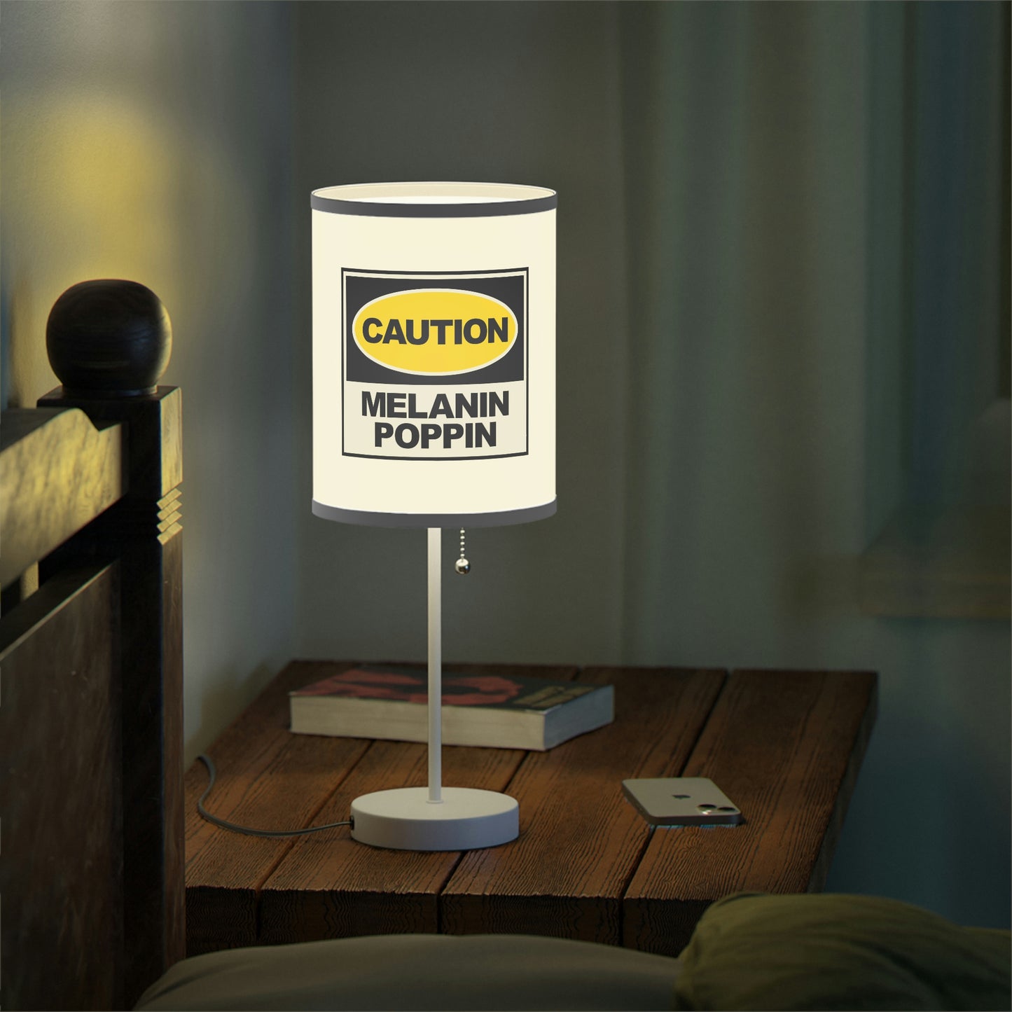 Melanin Caution-Lamp on a Stand, US|CA plug