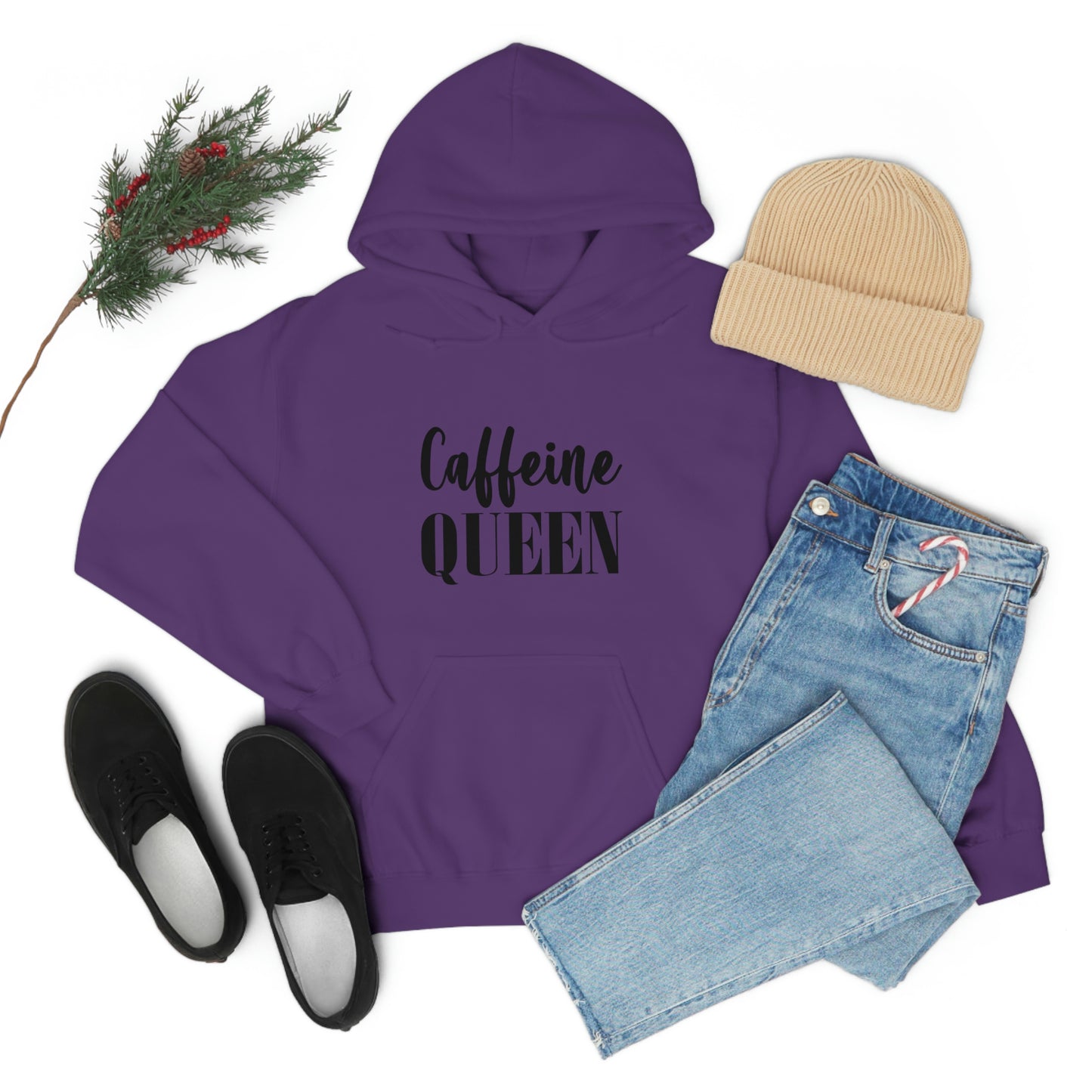 Caffeine Queen Unisex Heavy Blend Hooded Sweatshirt