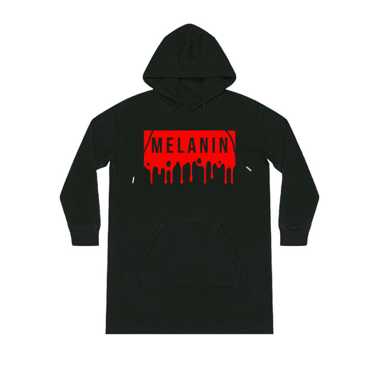 Melanin Drip-Streeter Hoodie Dress