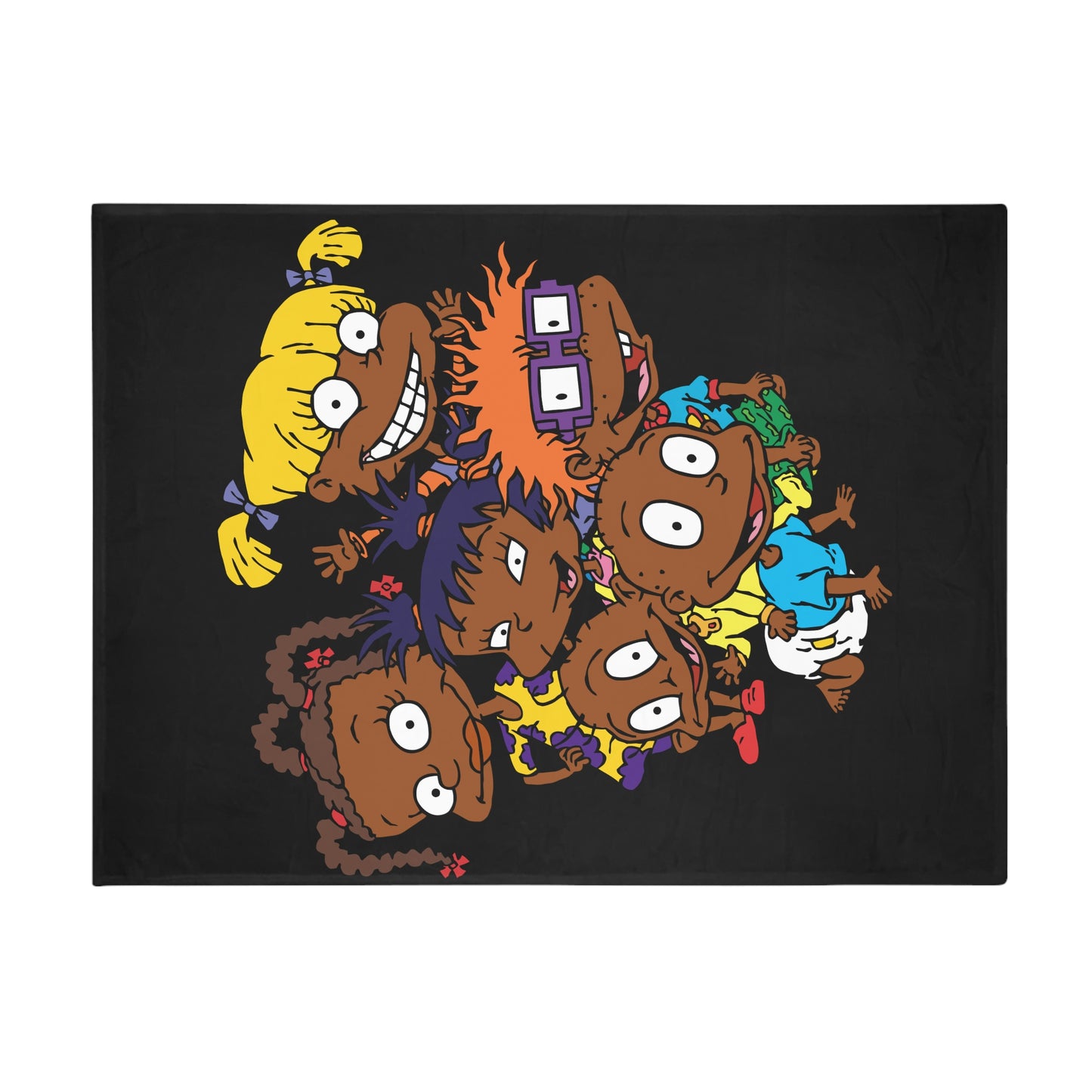 Afro Ruggrats- Plush Fleece Blanket