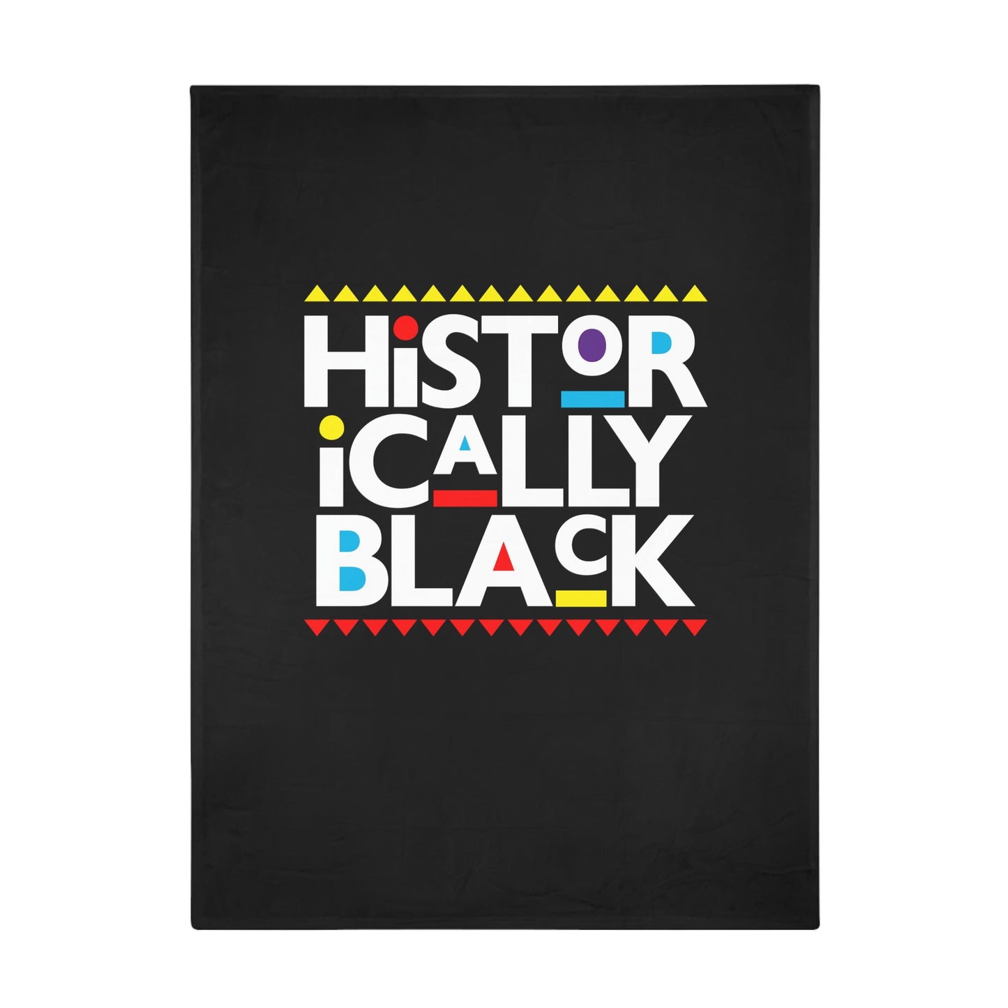 Historically Black-Plush Fleece Blanket