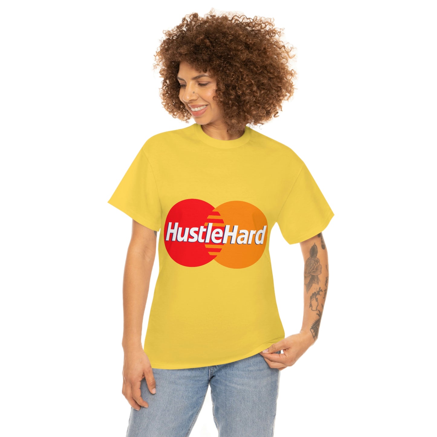 Hustle Hard -Unisex Heavy Cotton Tee