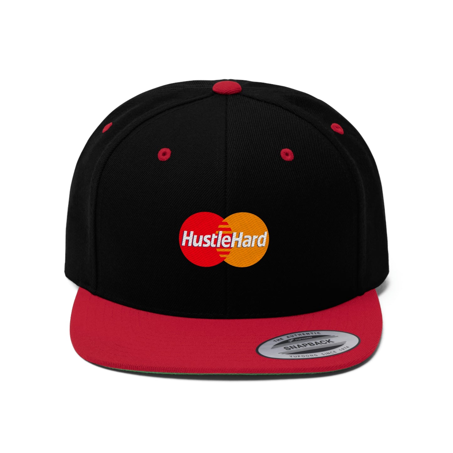 Hustle Hard - HUnisex Flat Bill Hat